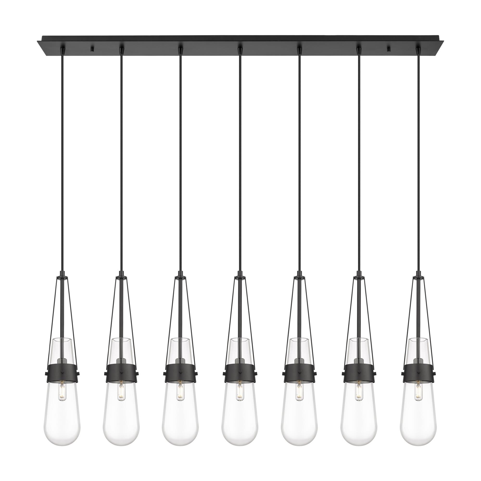 Bruno Marashlian Milan 48 Inch 7 Light Linear Suspension Light by Innovations Lighting