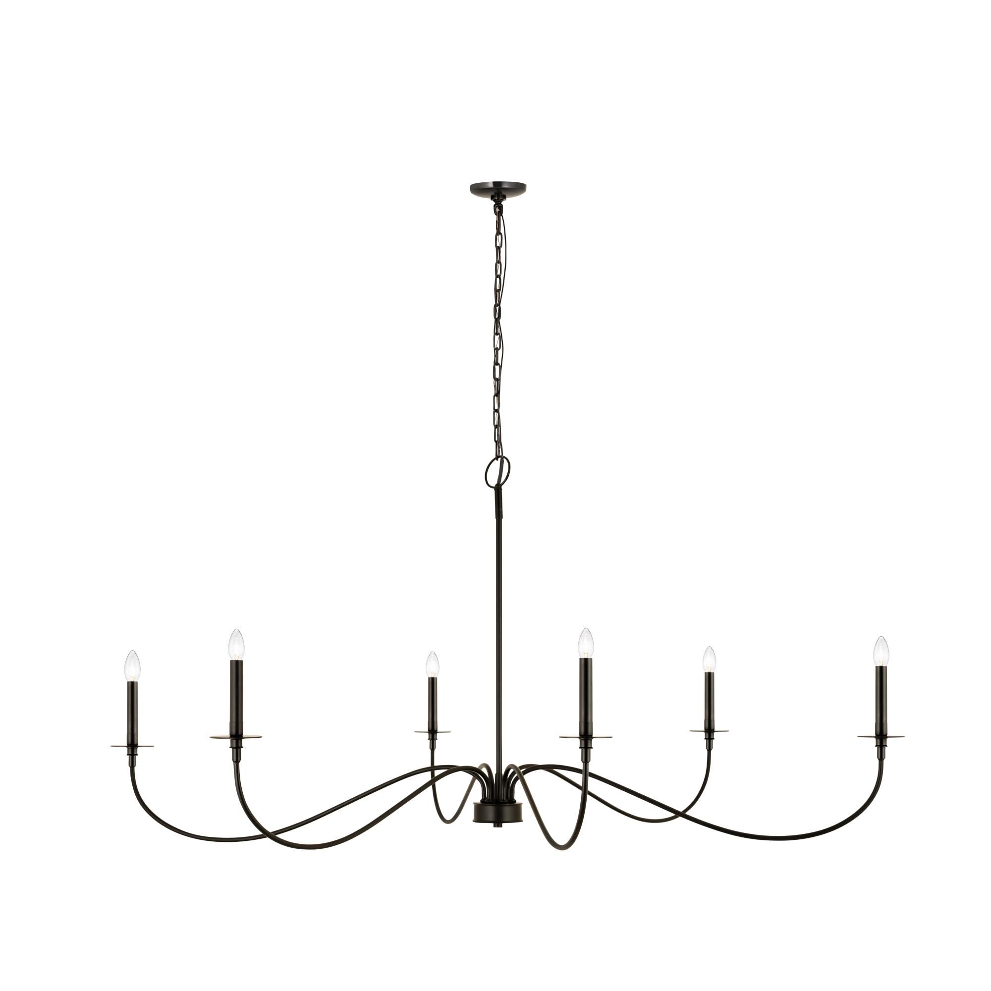 Arrington 63 Inch 6 Light Chandelier by Z-Lite