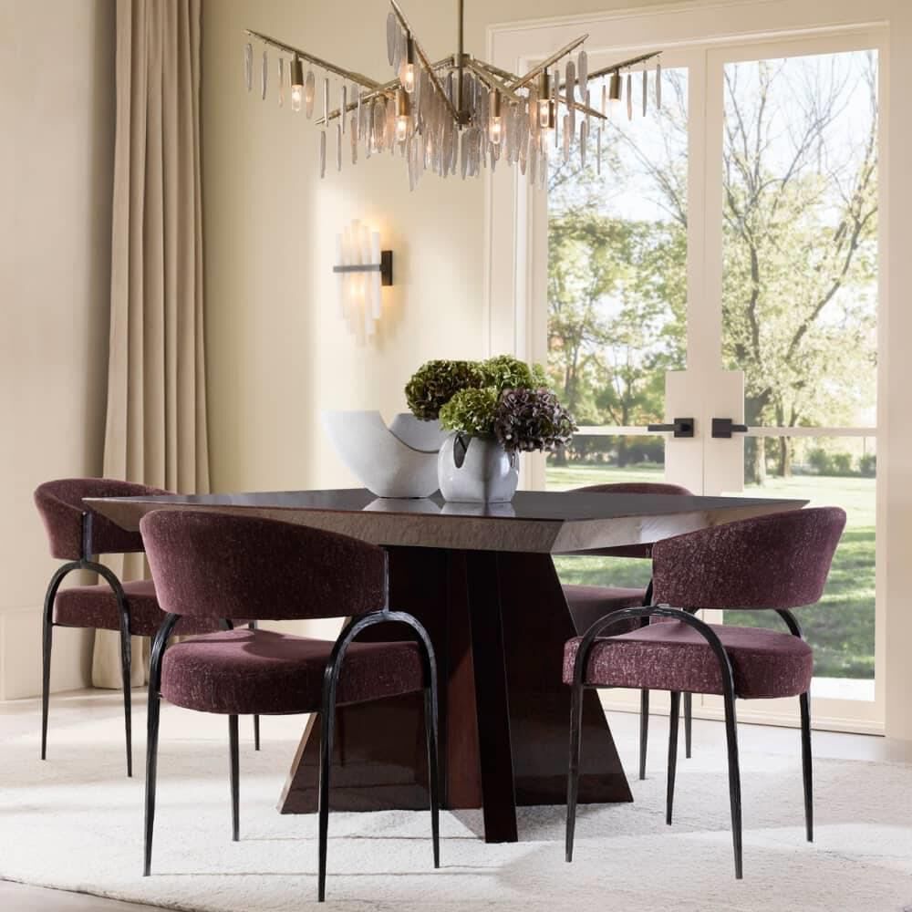 Hogarth 52 Inch Dining Table by Arteriors Home