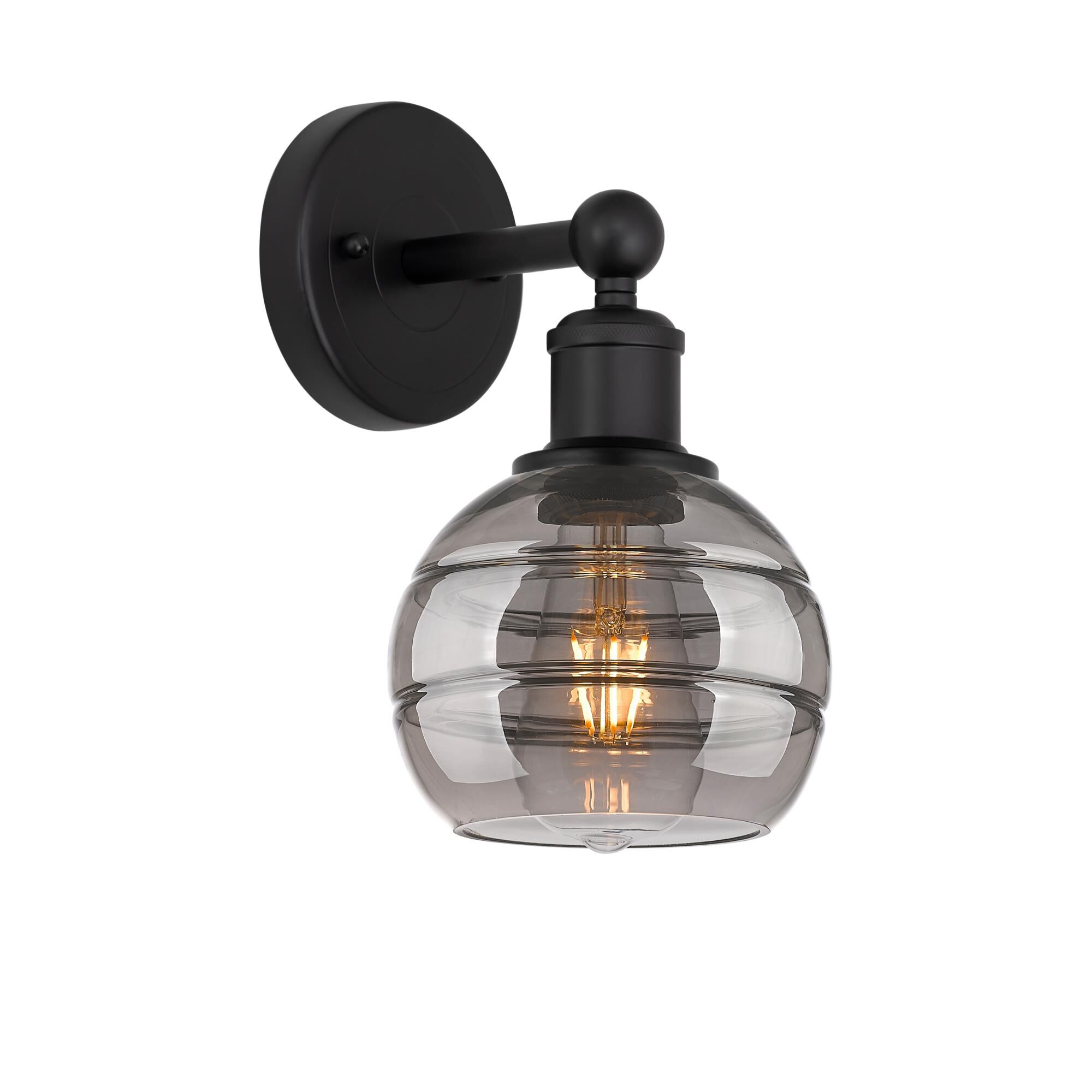 Shown in Matte Black finish and Light Smoke glass