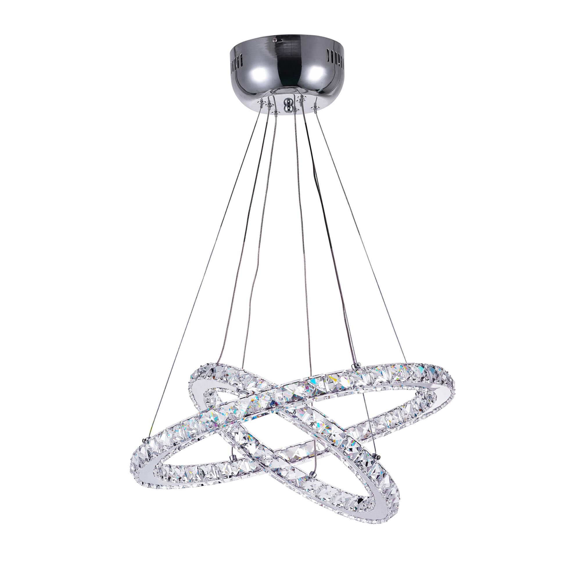CWI Lighting Ring 20 Inch LED Mini Chandelier