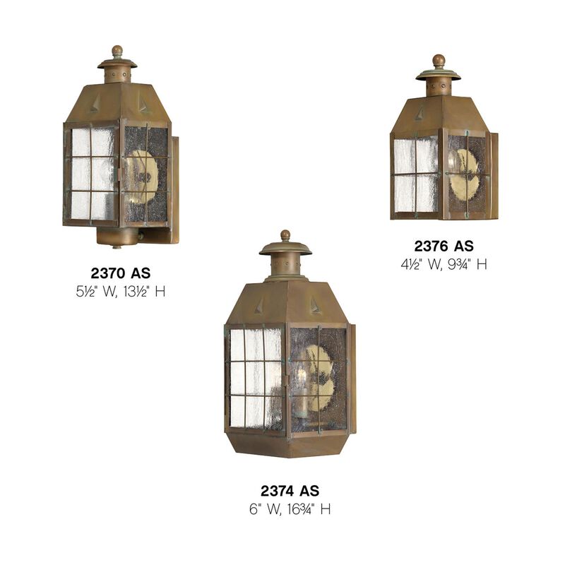 Nantucket 16 Inch Tall 2 Light Outdoor Wall Light by Hinkley Lighting