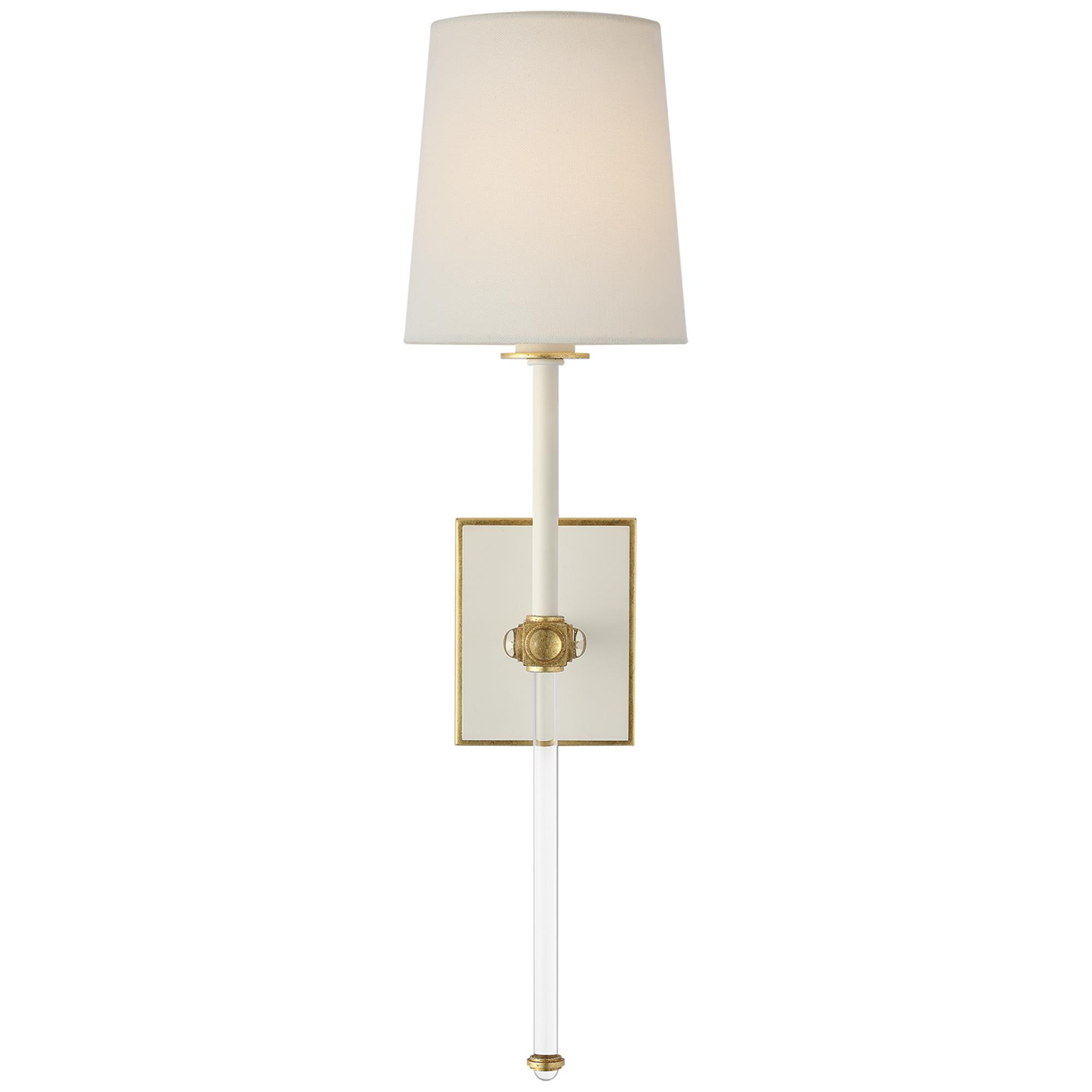 Shown in Matte White and Crystal finish