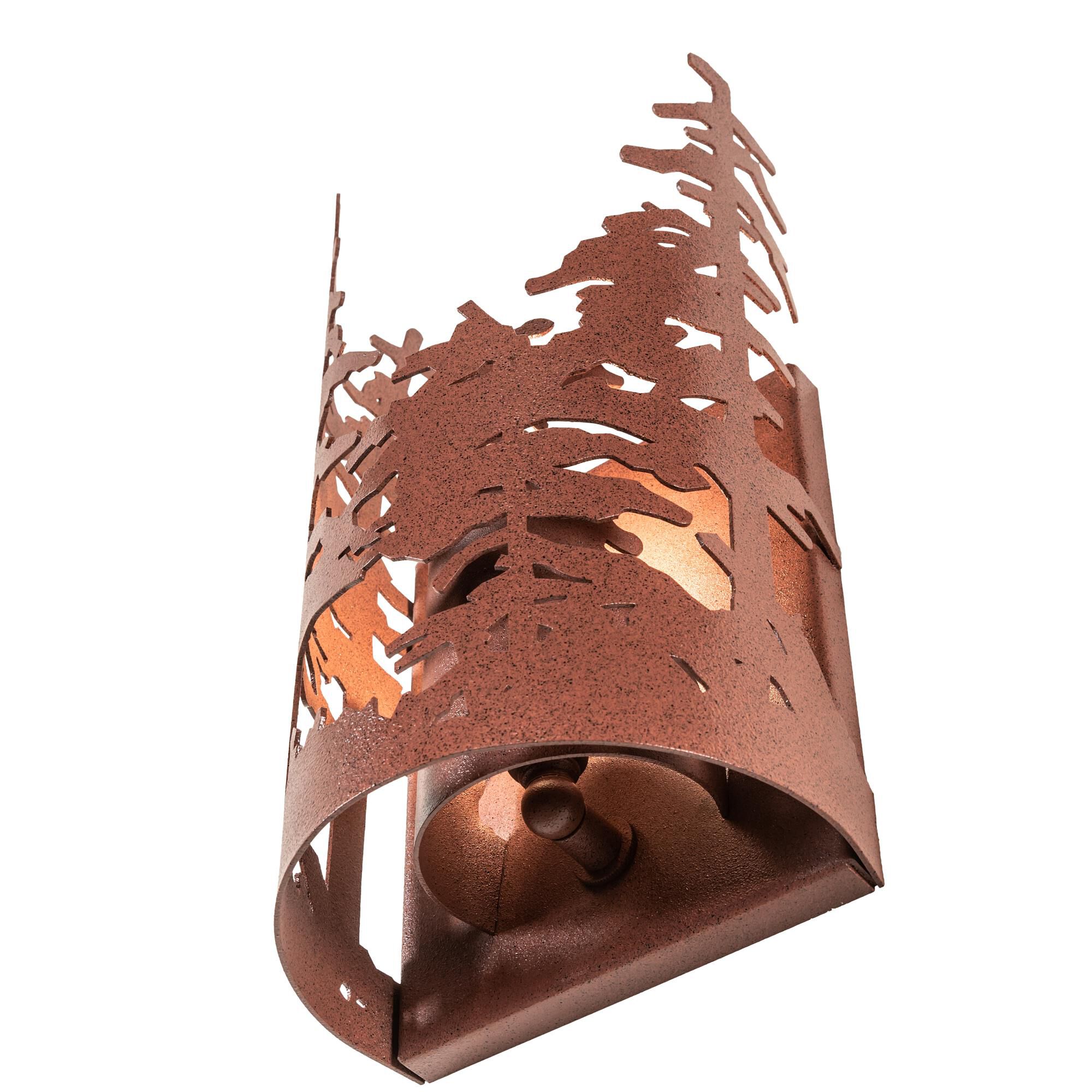 Meyda Lighting Tall Pines 11 Inch Tall Outdoor Wall Light