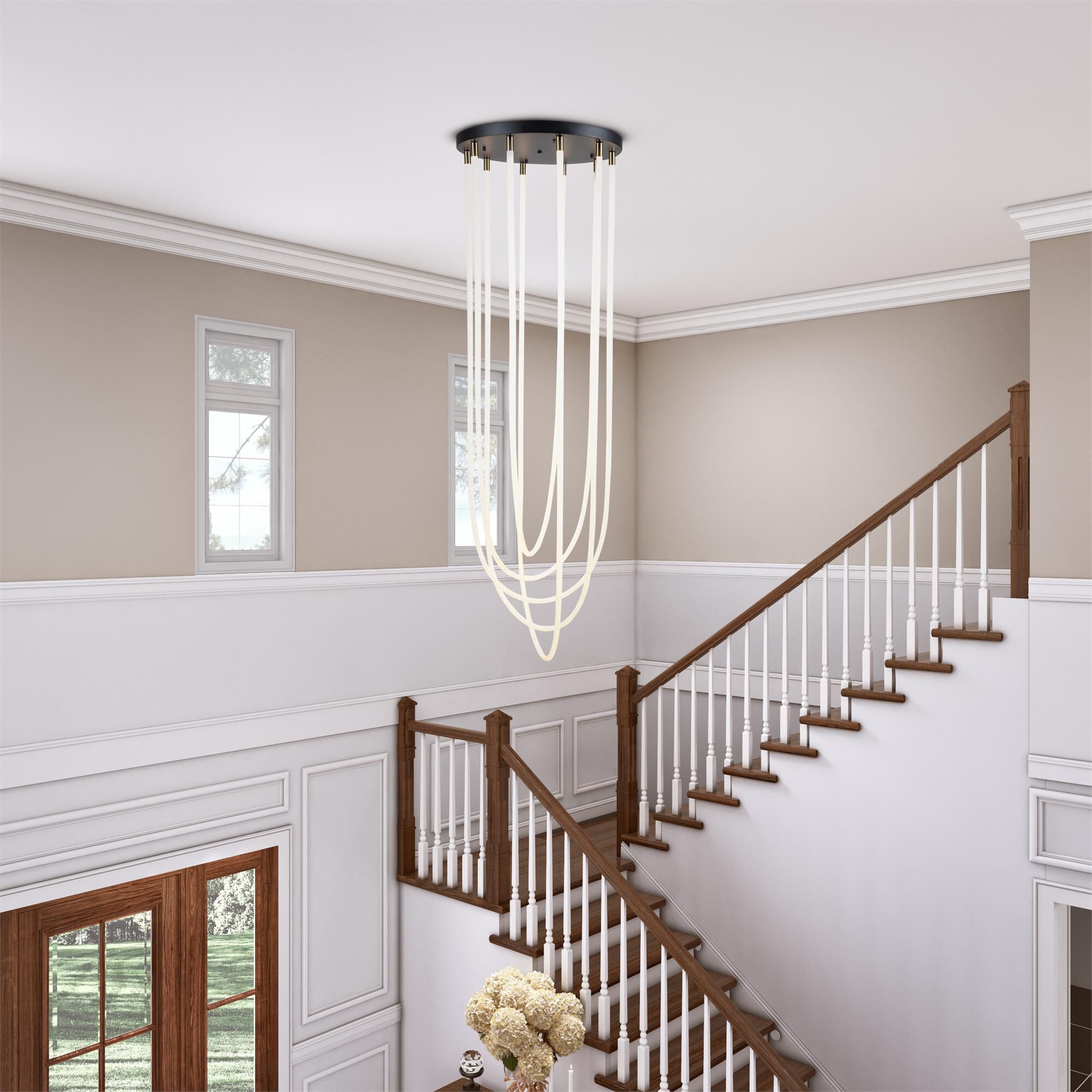 Kevin Kraemer Cascata 22 Semi Flush Mount,