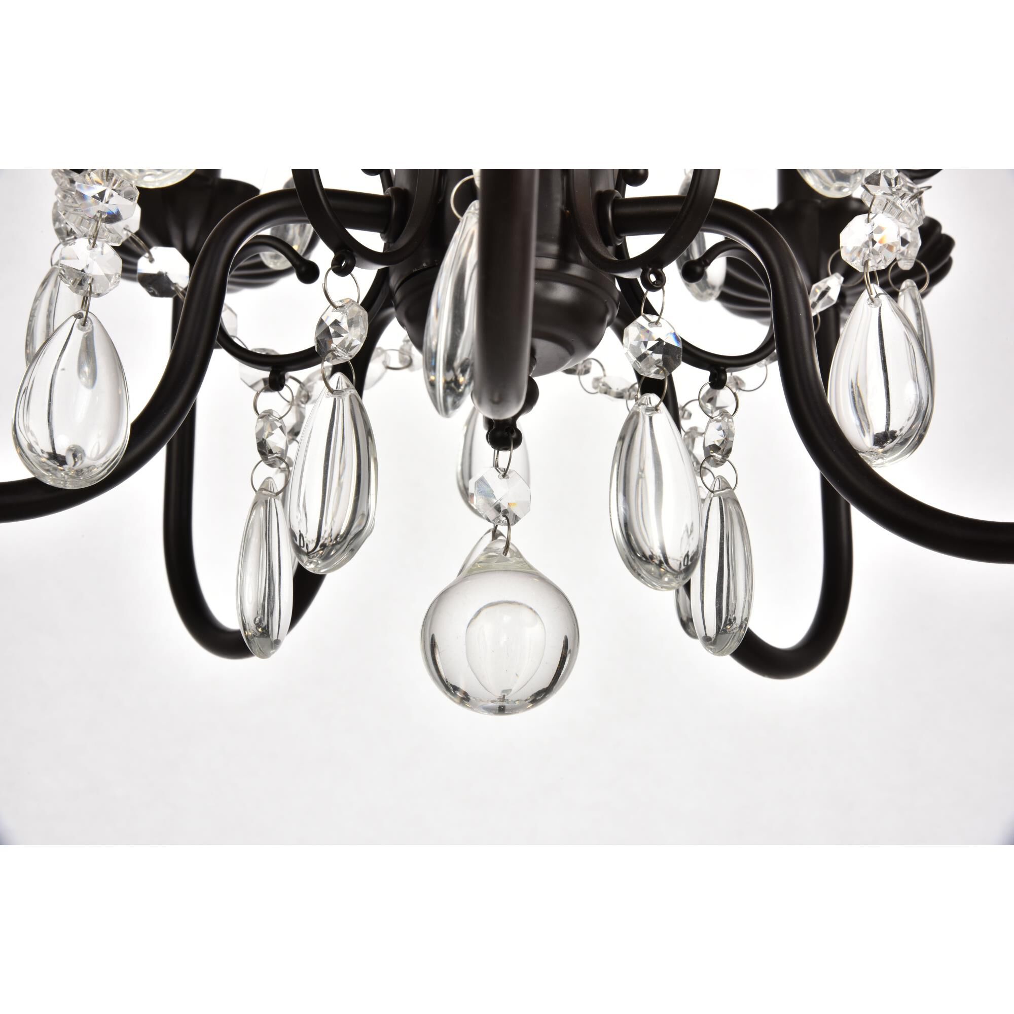 Blaise 17 Inch 5 Light Mini Chandelier by Elegant Lighting