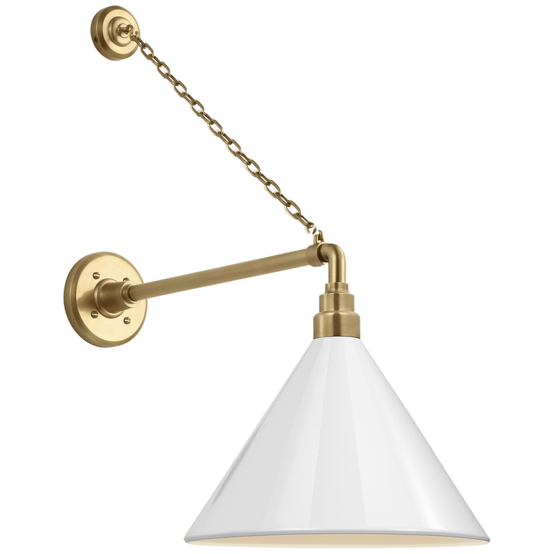 Thomas O'Brien Academy Barn Light 28 Inch Outdoor Wall Light by Visual Comfort Signature Collection