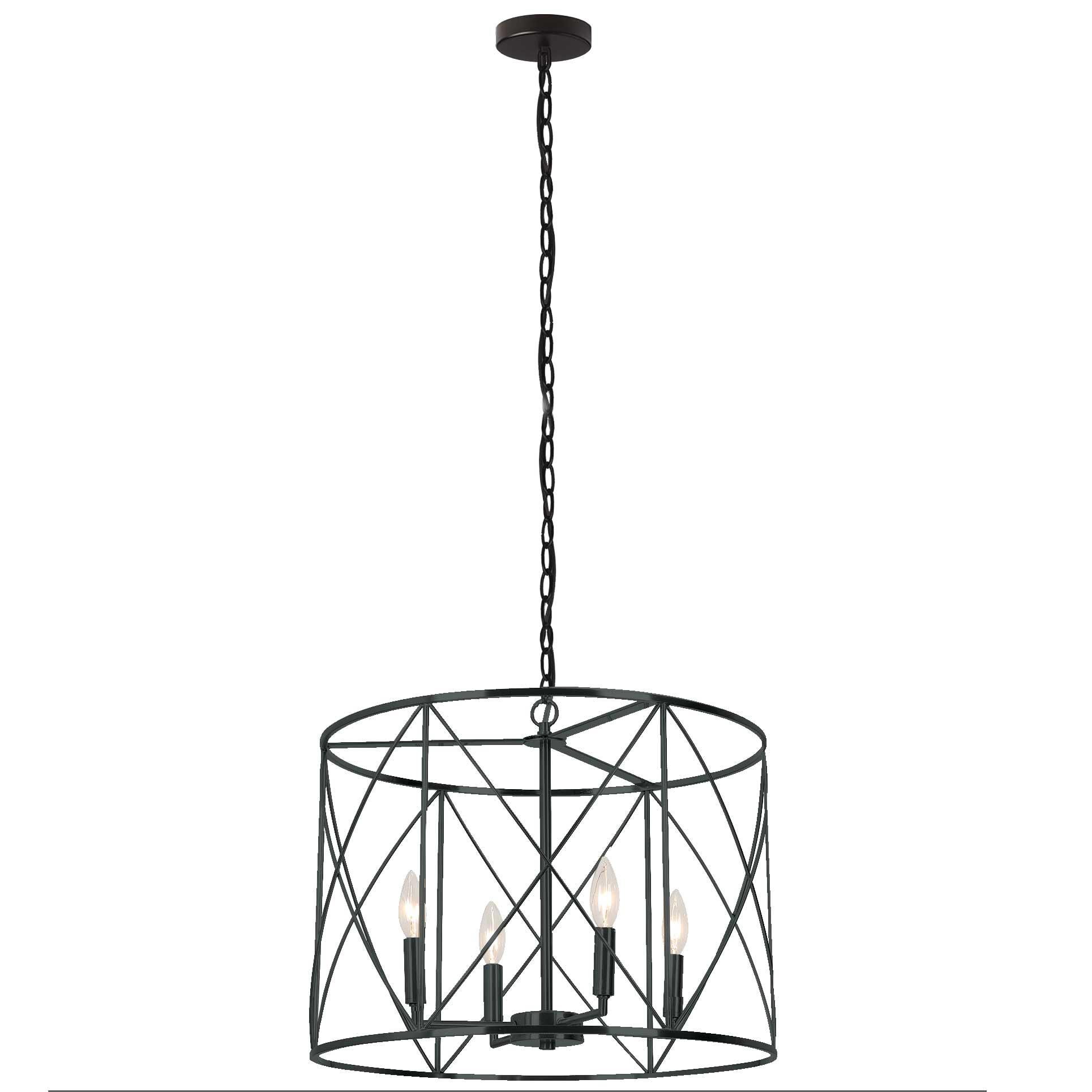 Calah 20 Inch 4 Light Mini Chandelier by Dainolite