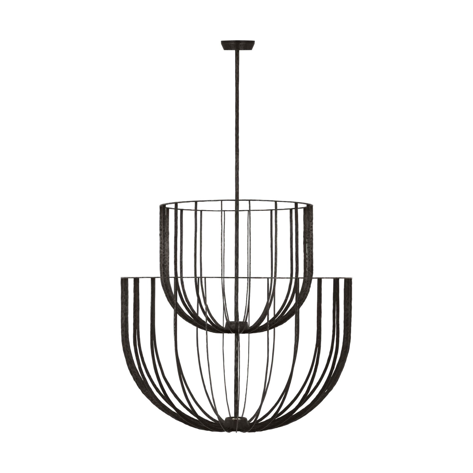 Sean Lavin Sanchi 36 Inch 3 Light Chandelier by Visual Comfort Modern Collection