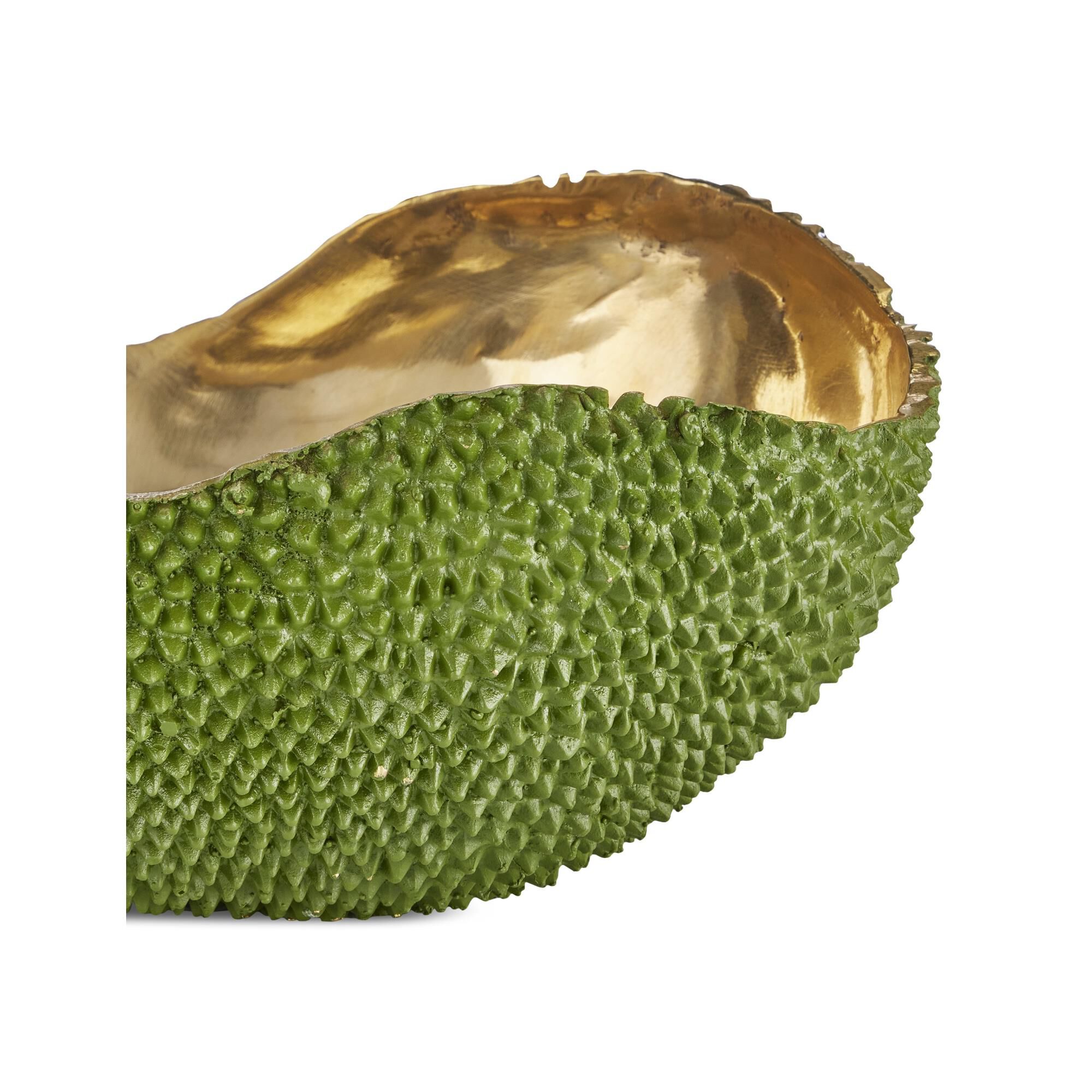 Jackfruit Green Oval Bowl Bowl by Currey and Company