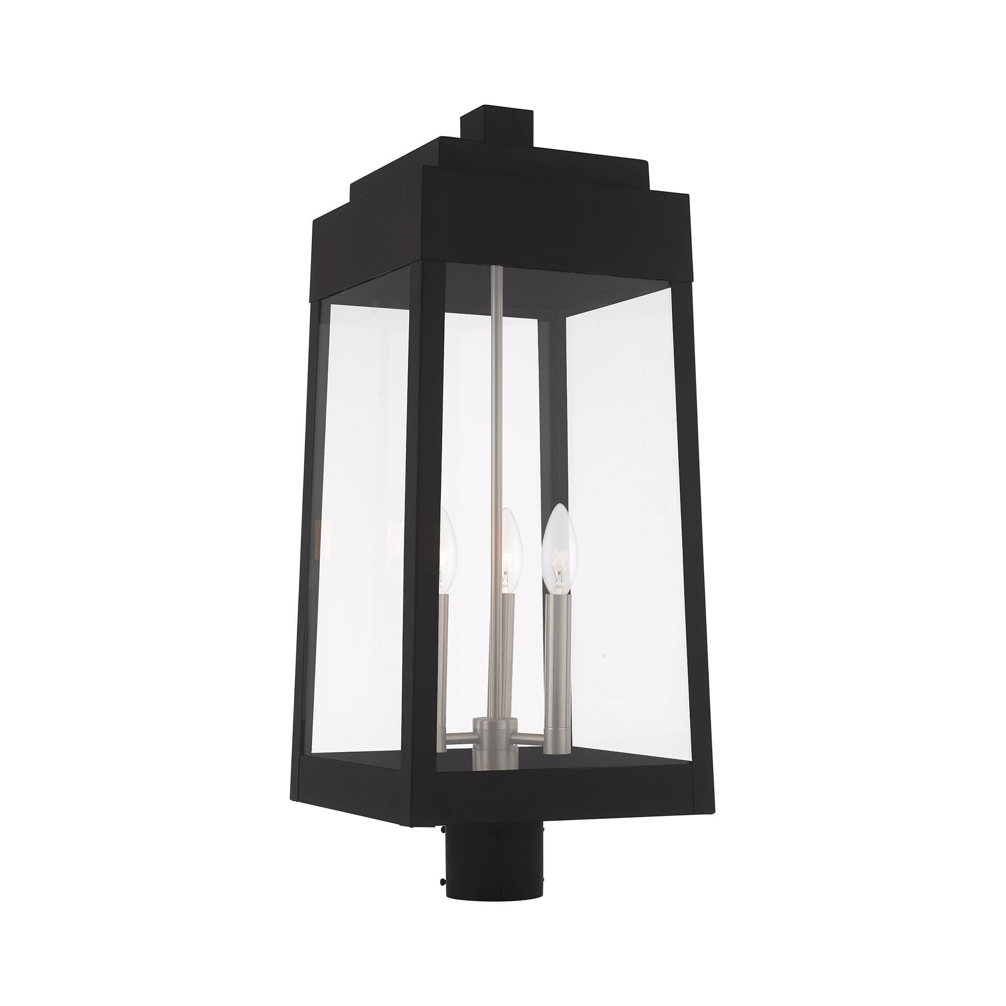 Oslo 24 Inch Tall 3 Light Outdoor Post Lamp by Livex Lighting
