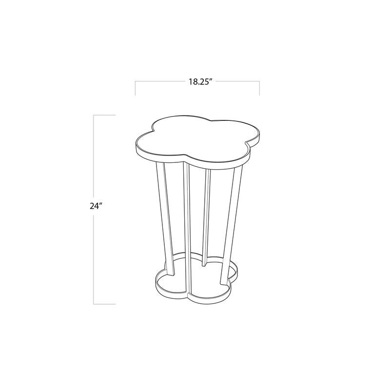 Clover 24 Inch Accent Table by Regina Andrew