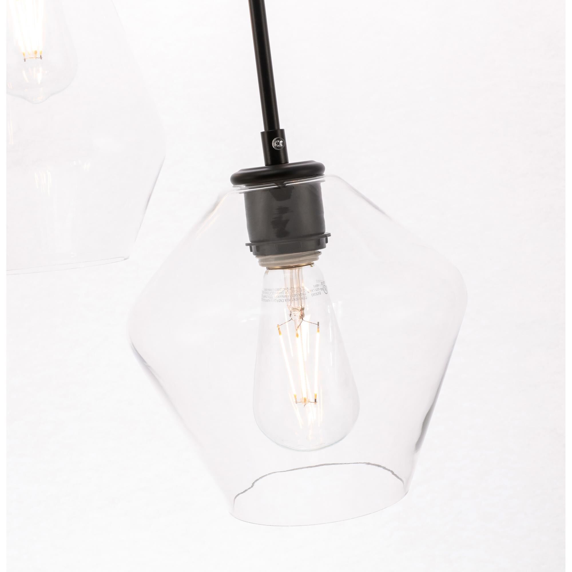 Gene 17 Inch Multi Light Pendant by Elegant Lighting