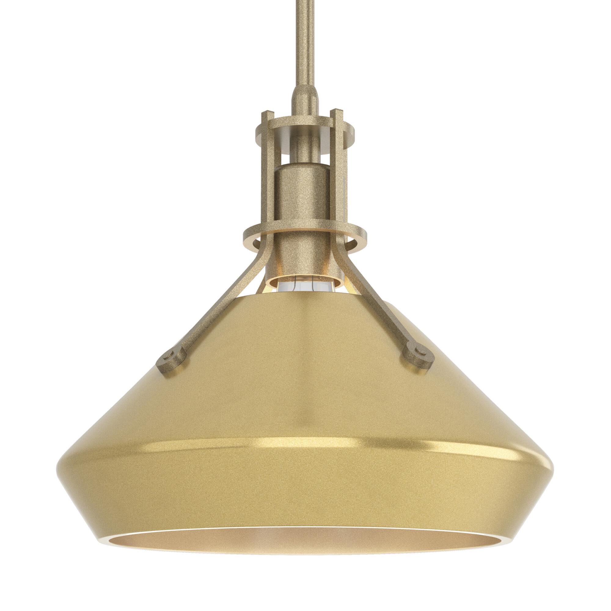Shown in Soft Gold finish and Modern Brass  accent