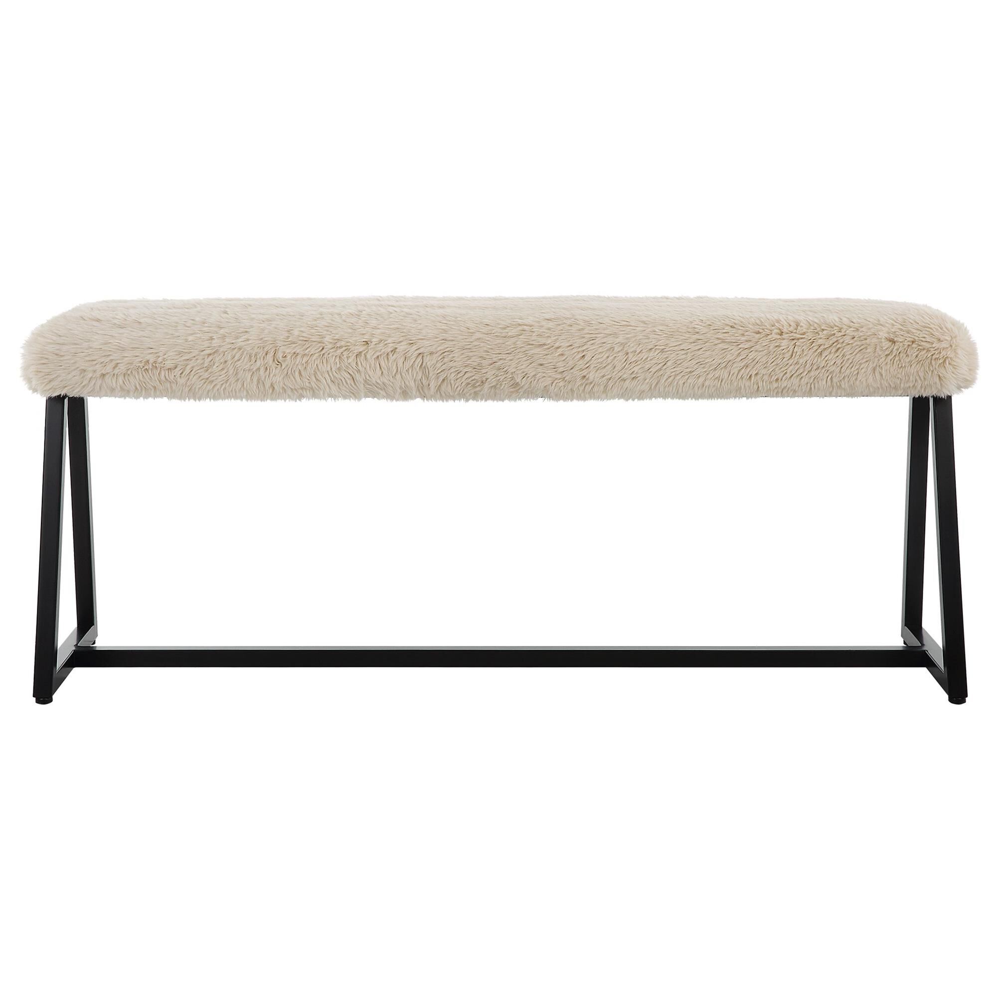 Grace Feyock Taupo 48 Inch Bench By Uttermost