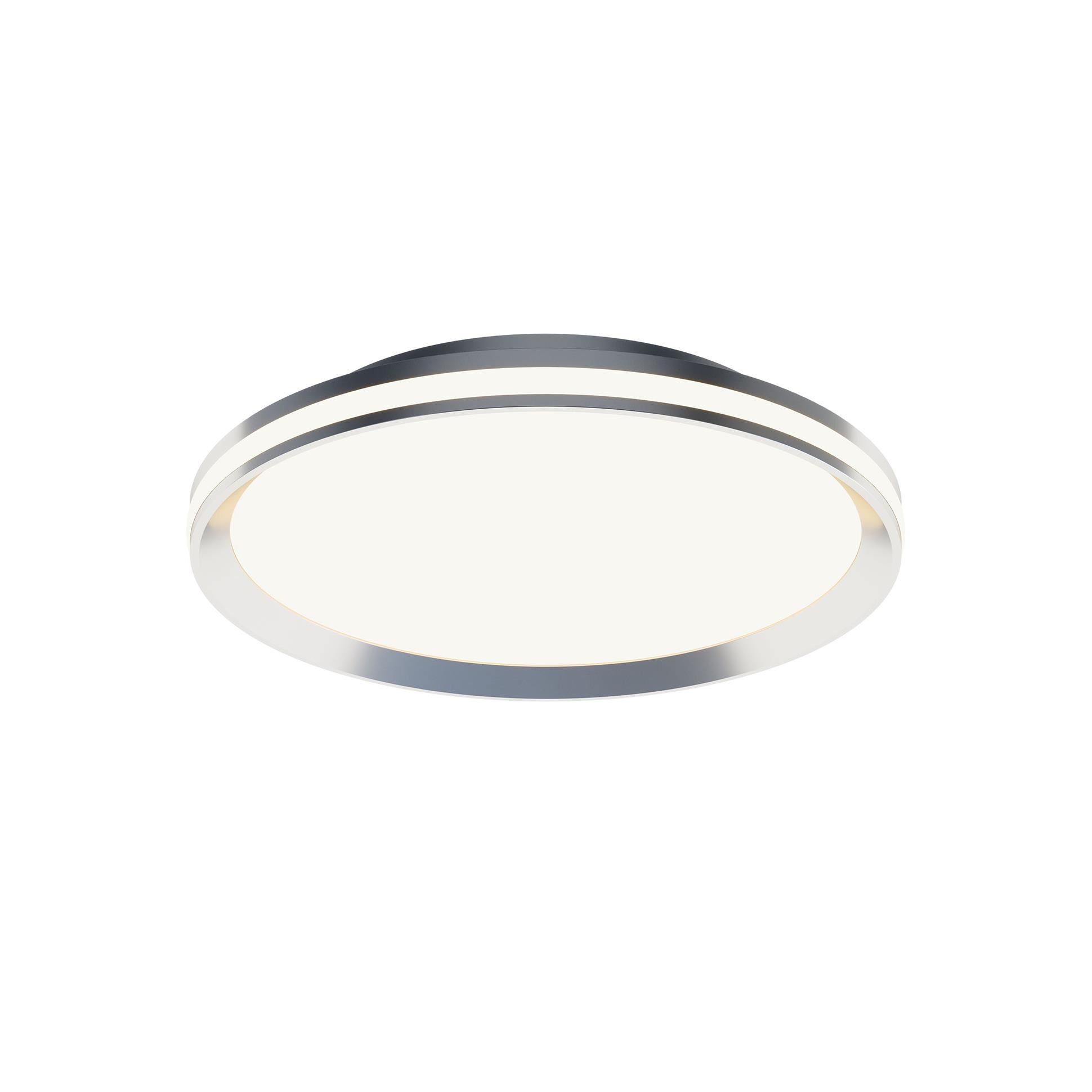 Shown in Satin Nickel finish and White Acrylic shade