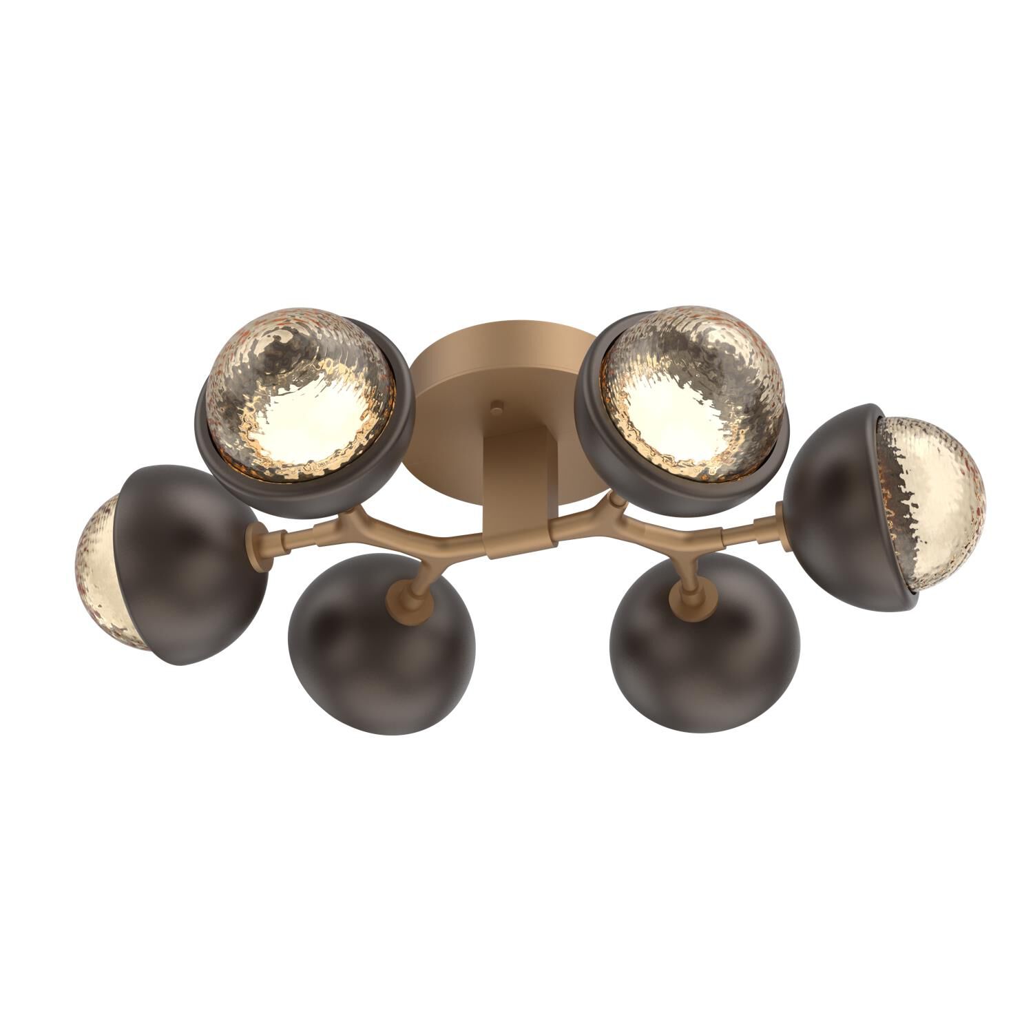 Levi Wilson Cabochon 27 Inch Flush Mount by Hammerton Studio