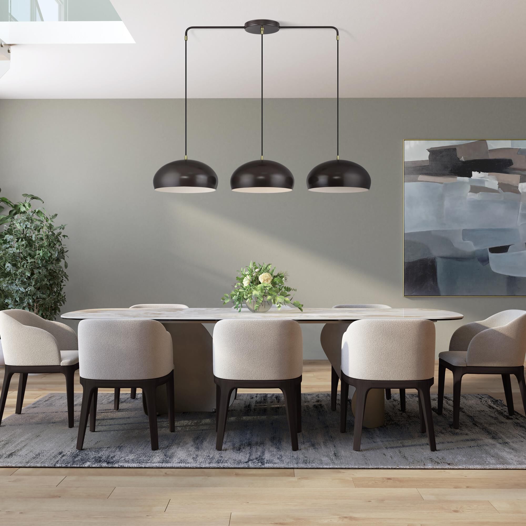 Domma 48 Inch Linear Suspension Light by Livex Lighting