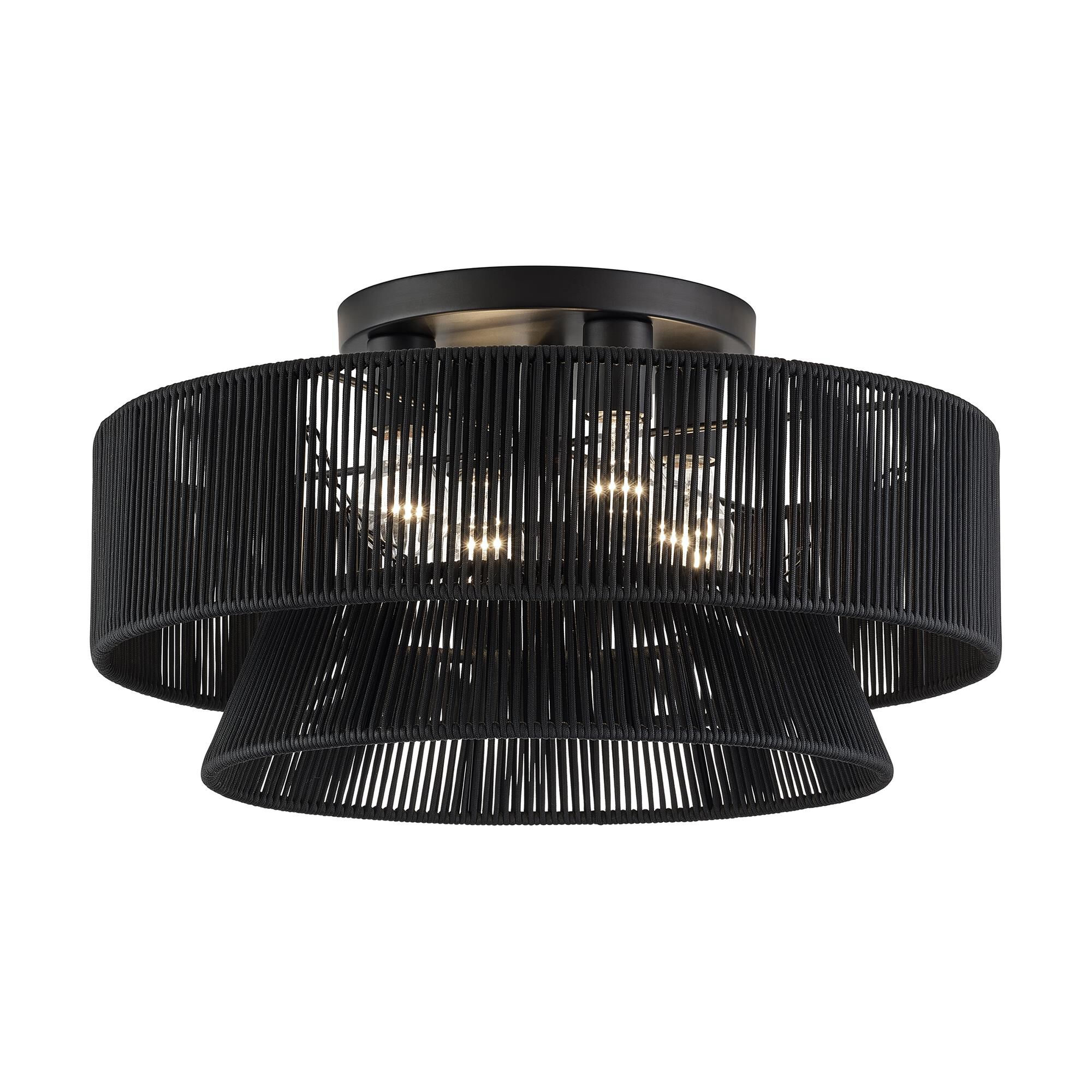 Florell 21 Inch Semi Flush Mount by Livex Lighting