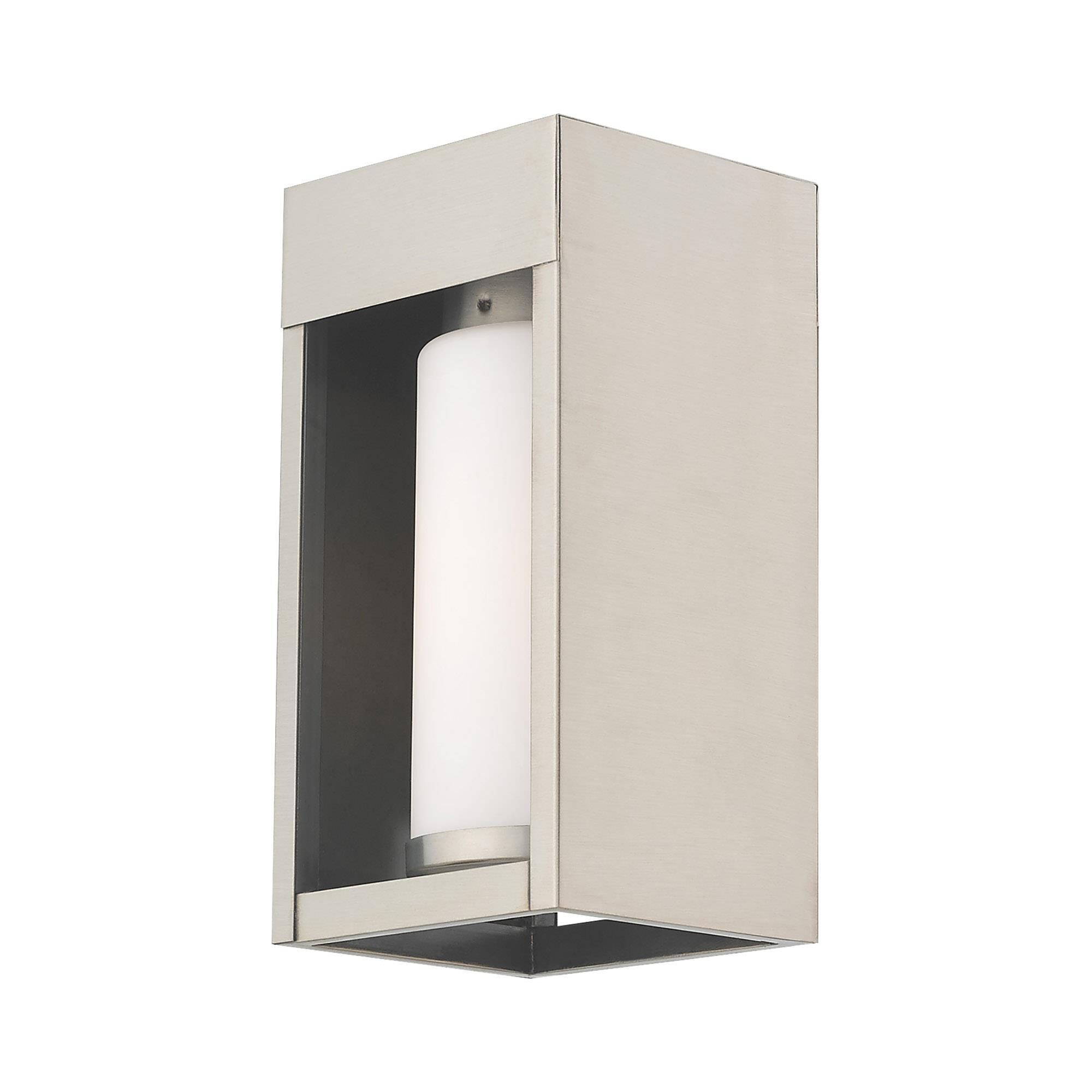 Bleecker 9 Inch Tall 1 Light Outdoor Wall Light by Livex Lighting
