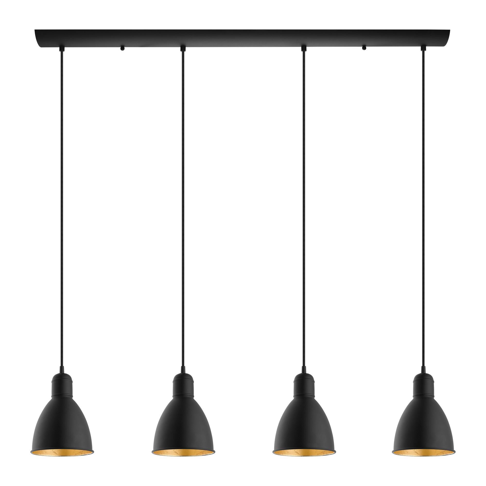 Eglo Priddy 2 39 Inch 4 Light Linear Suspension Light by Eglo Lighting