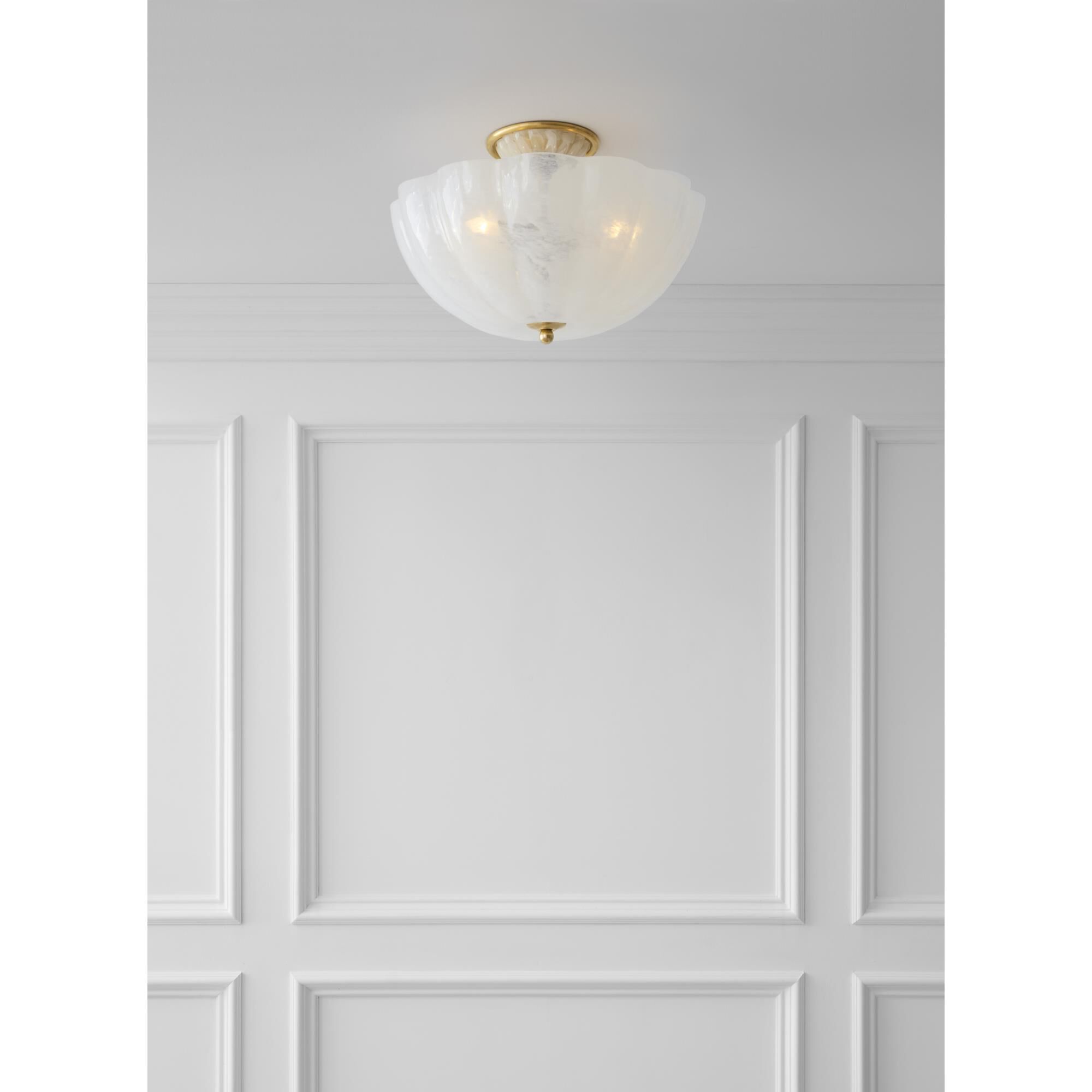 AERIN Rosehill 16 Inch 3 Light Semi Flush Mount Capitol Lighting