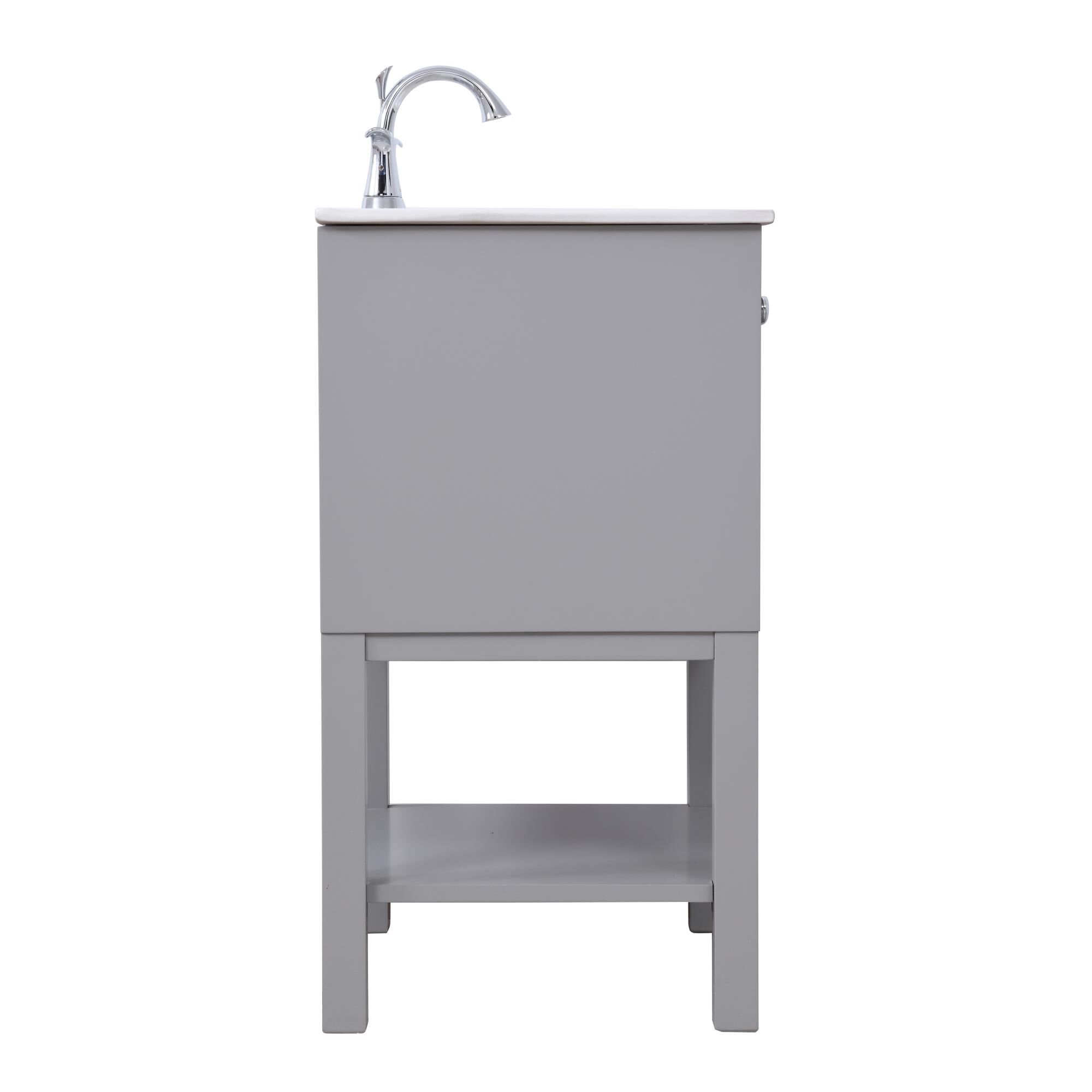 Shown in Grey finish