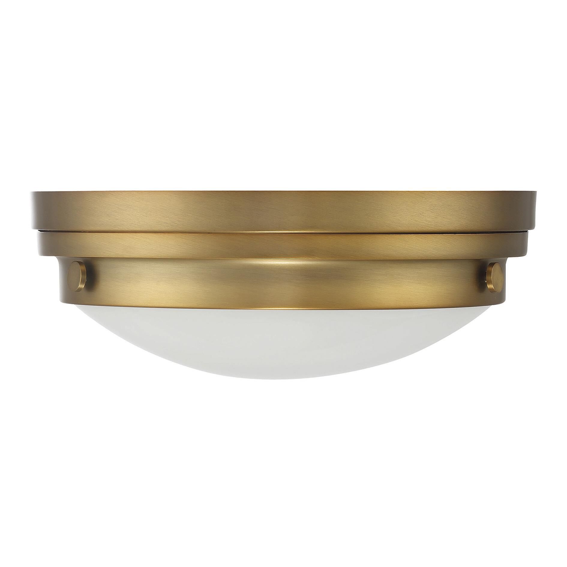 Lucerne 13 Inch 2 Light Flush Mount by Savoy House