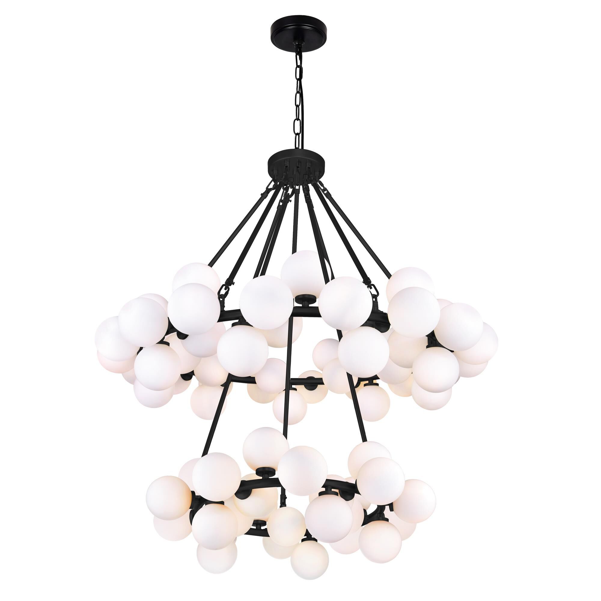 Arya 39 Inch 70 Light LED Chandelier by CWI Lighting