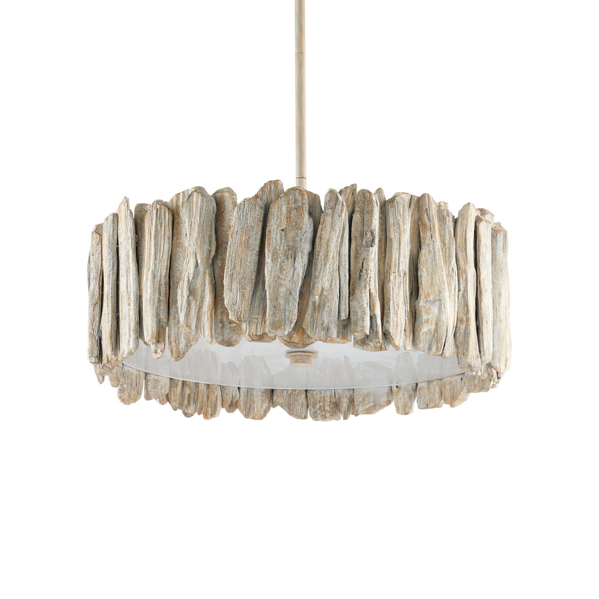 Driftwood 20 Inch Semi Flush Mount,
