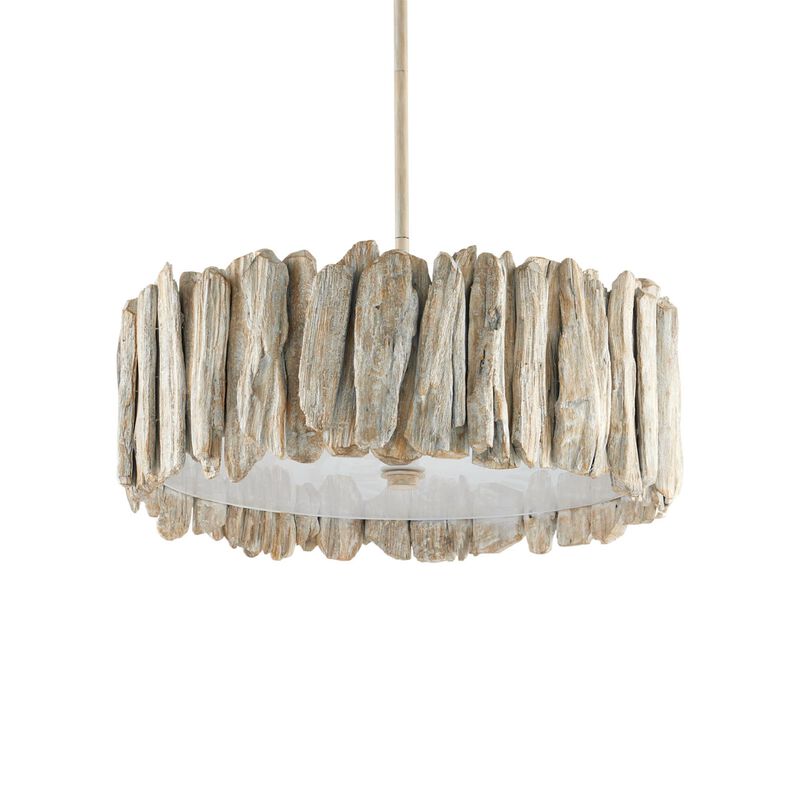 Driftwood 20 Inch Semi Flush Mount by Currey & Company