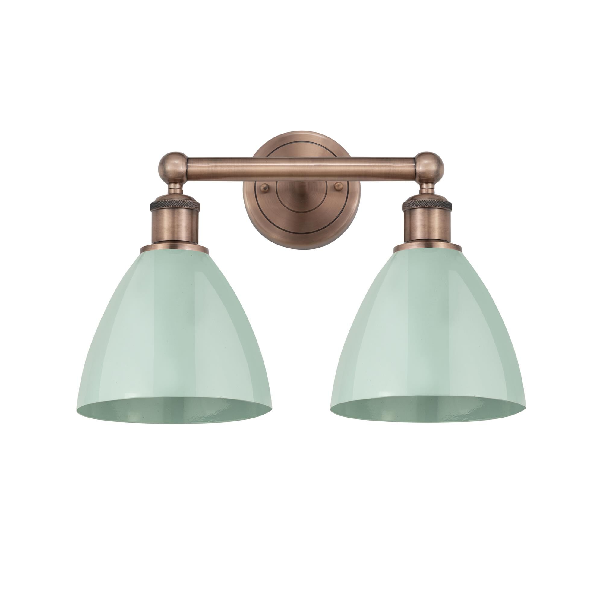 Bruno Marashlian Plymouth Dome 16 Inch 2 Light Bath Vanity Light by Innovations Lighting