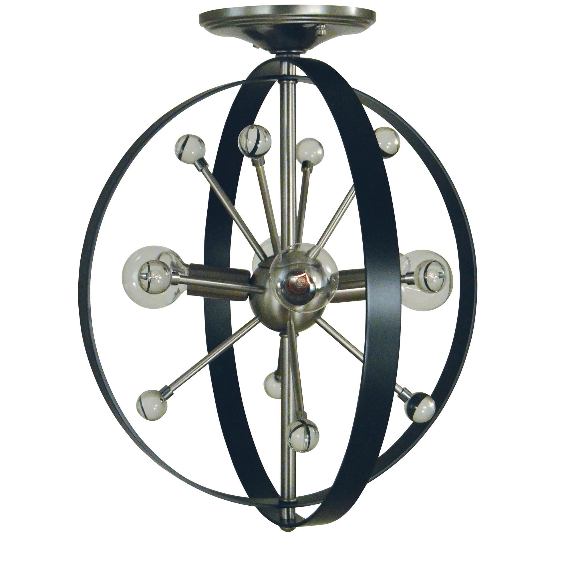 Nucleus 14 Inch 4 Light Mini Chandelier by Framburg