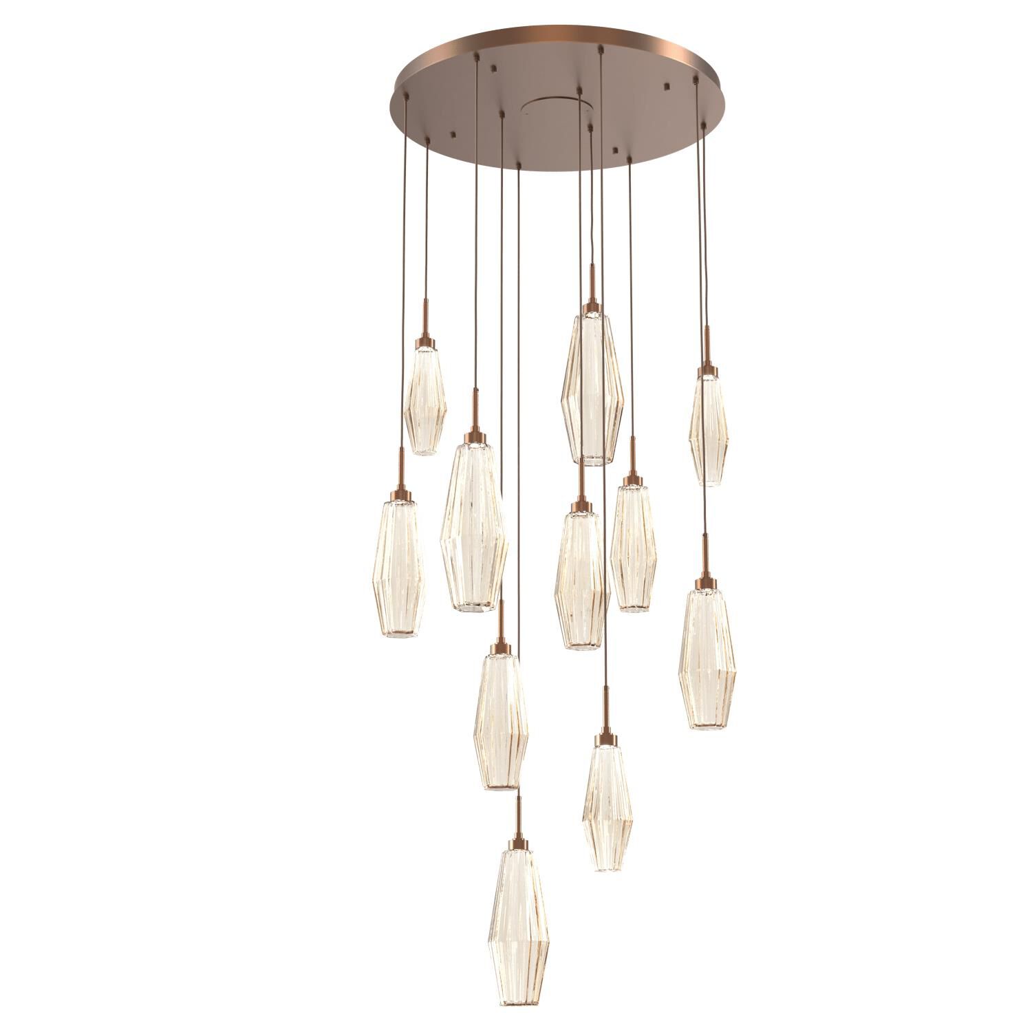 Aalto 33 Inch 11 Light LED Multi Light Pendant by Hammerton Studio