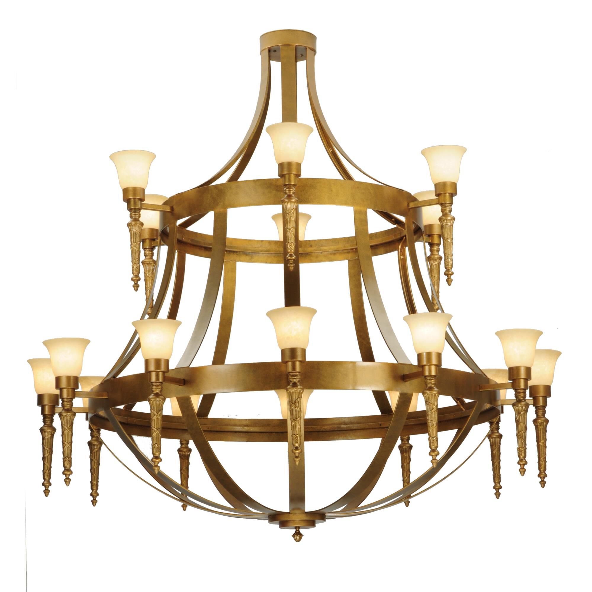 Lubovich 72 Inch 18 Light Chandelier by Meyda Lighting