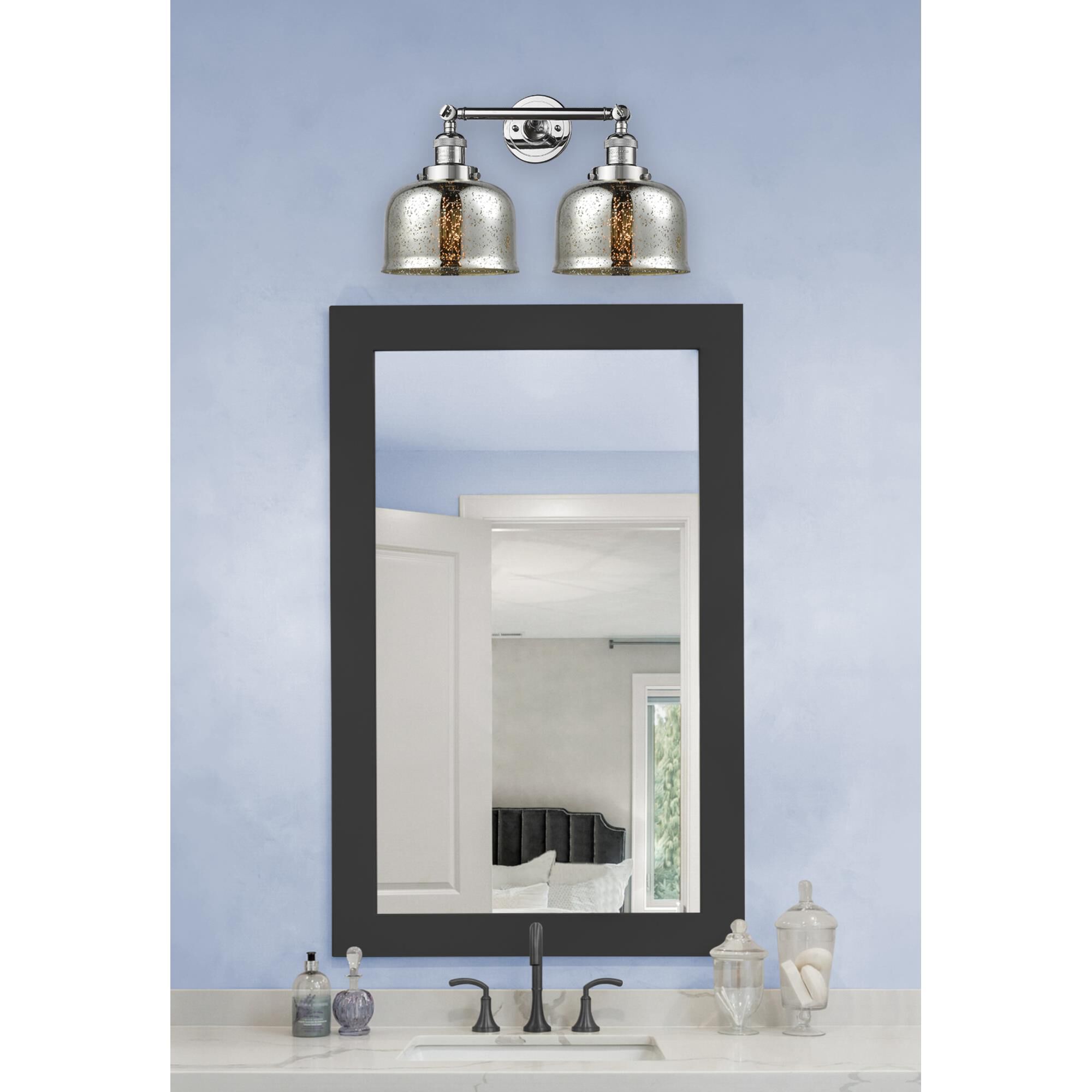 Bruno Marashlian Large Bell 18 Inch 2 Light Bath Vanity Light by Innovations Lighting