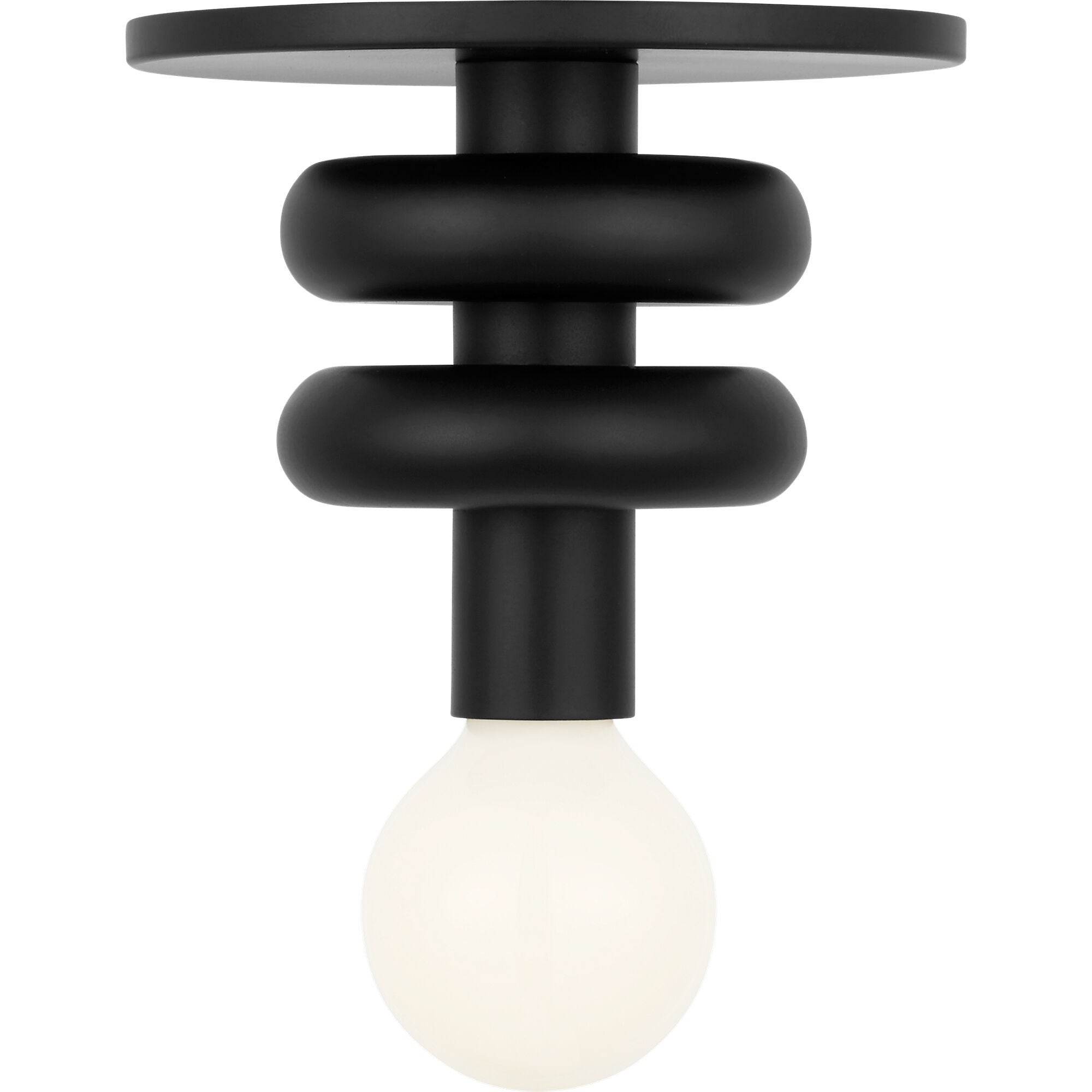 Malcolm 5 Inch Semi Flush Mount,