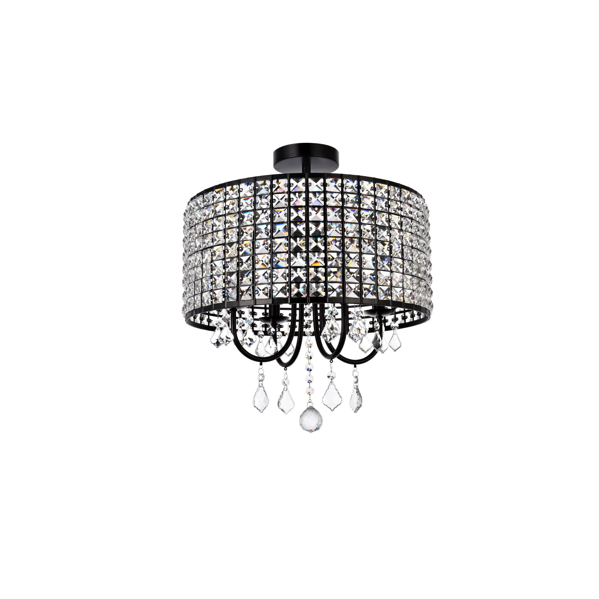 Elise Semi Flush Mount by Elegant Lighting