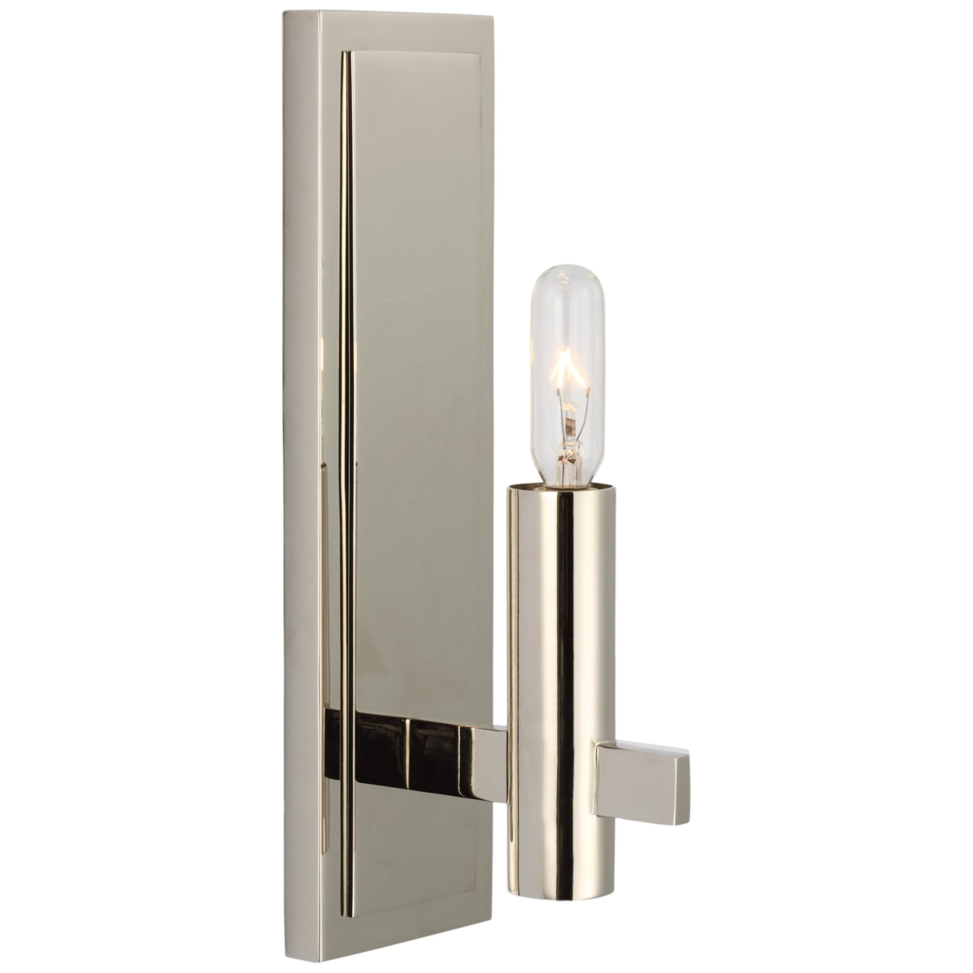 Shown in Polished Nickel finish and No Option shade