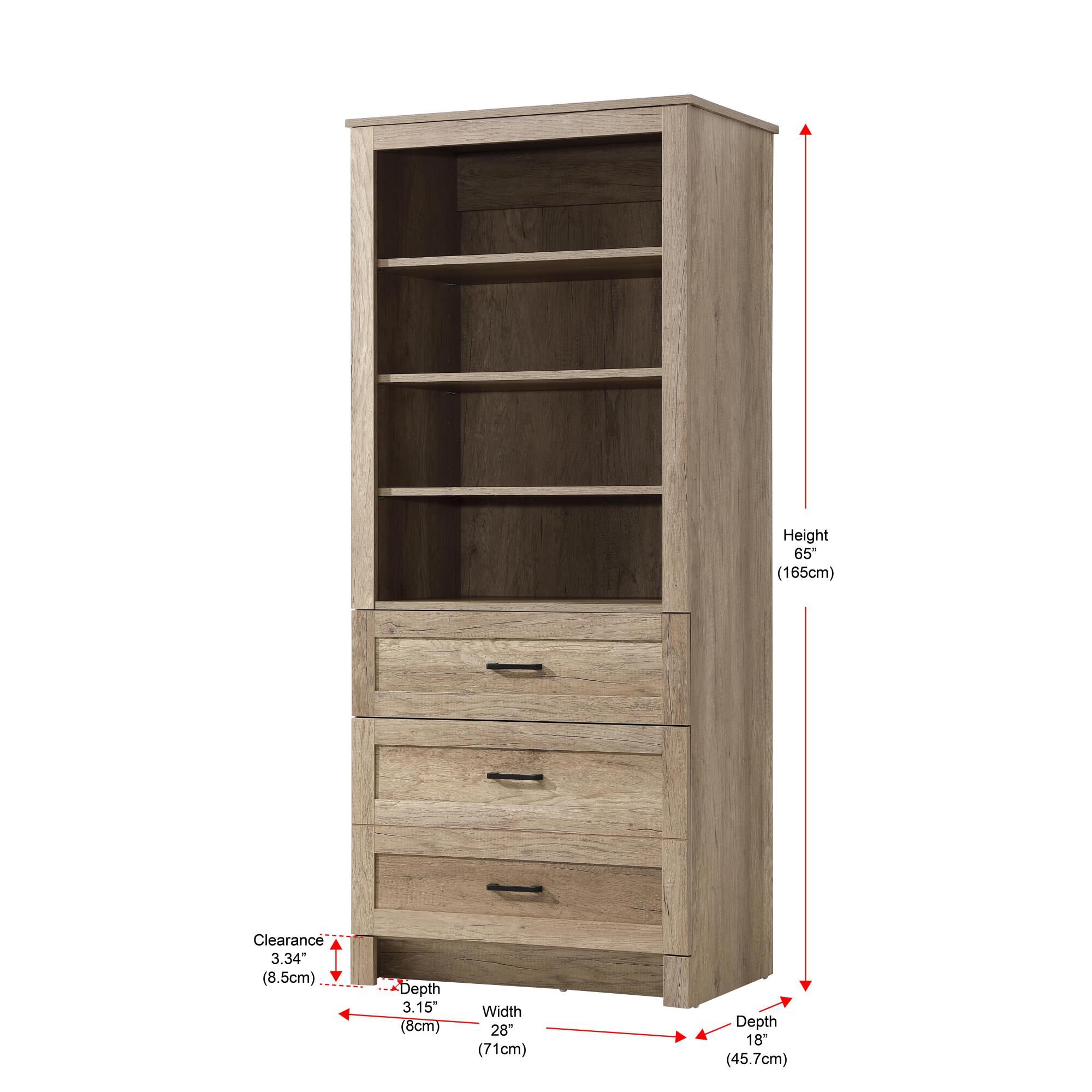 Soma 65 Inch Storage Cabinet by Elegant Decor