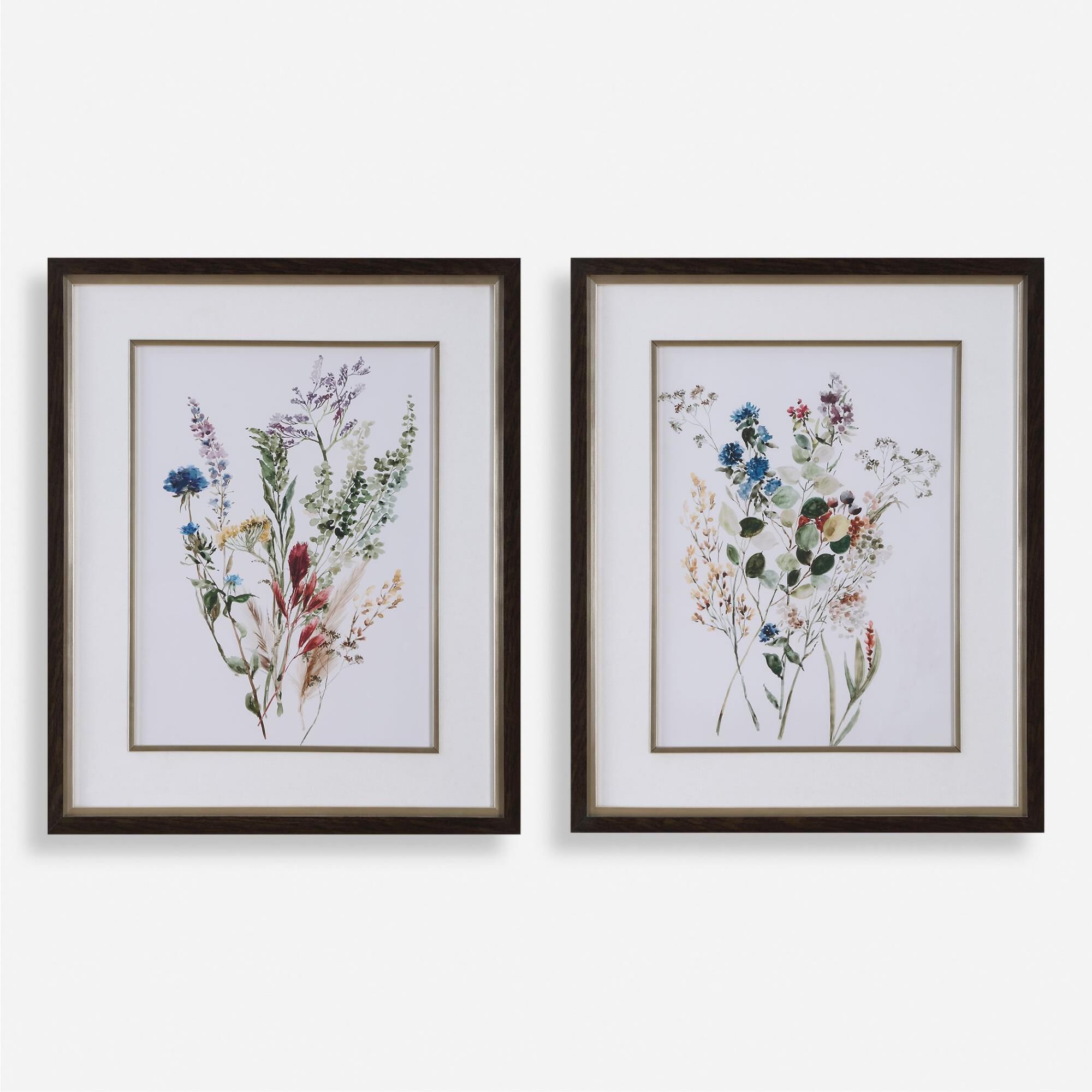 Grace Feyock Delicate Flowers 34 Inch Print by Uttermost