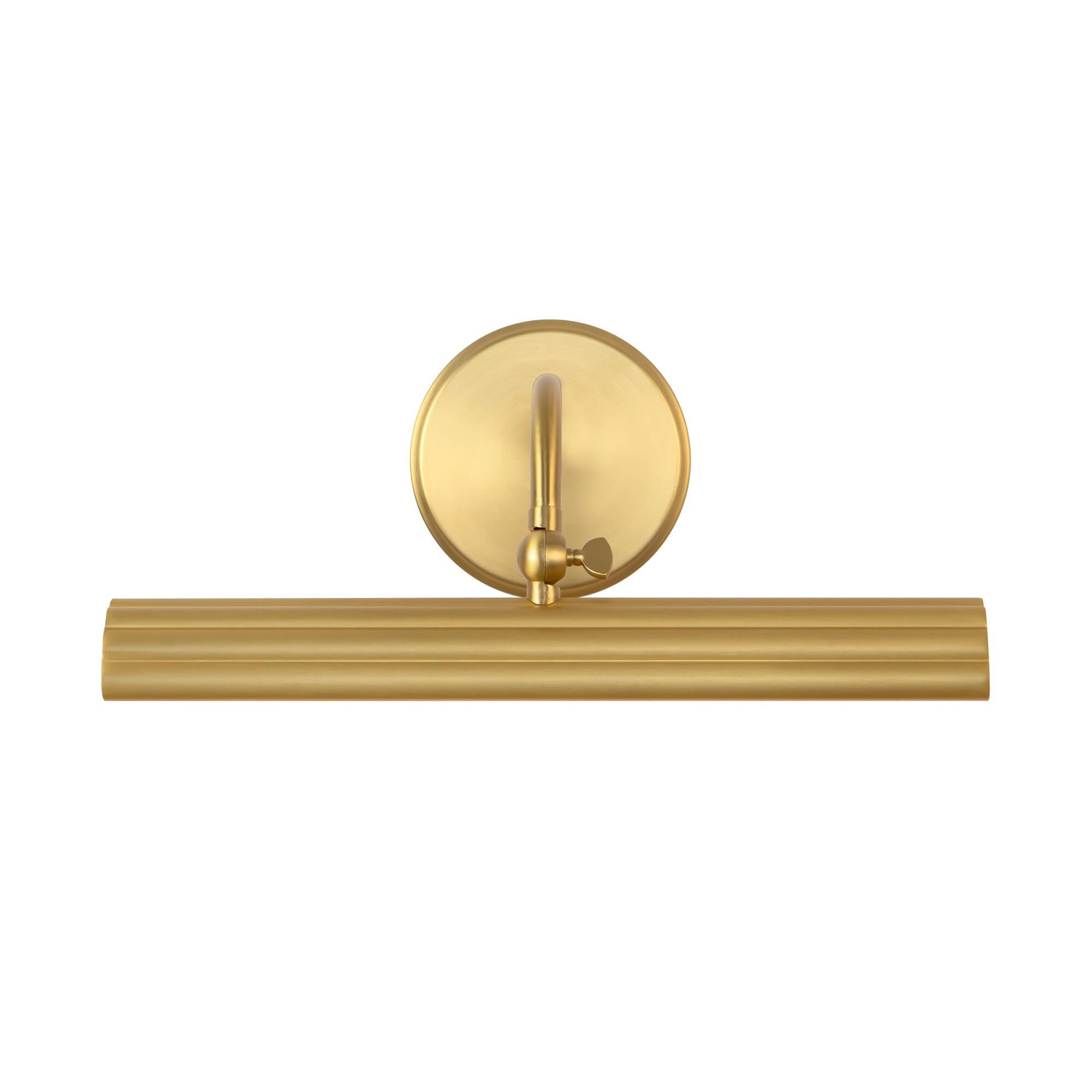 Shown in Brushed Gold finish and Frosted Acrylic Diffuser glass and Aluminum shade