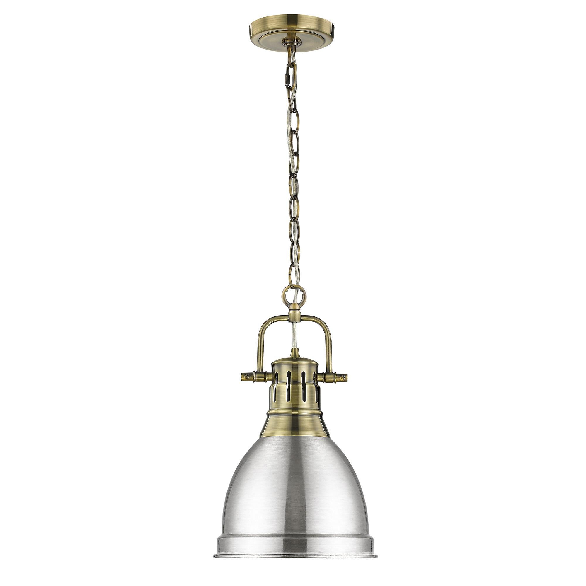 Duncan 8 Inch Mini Pendant by Golden Lighting