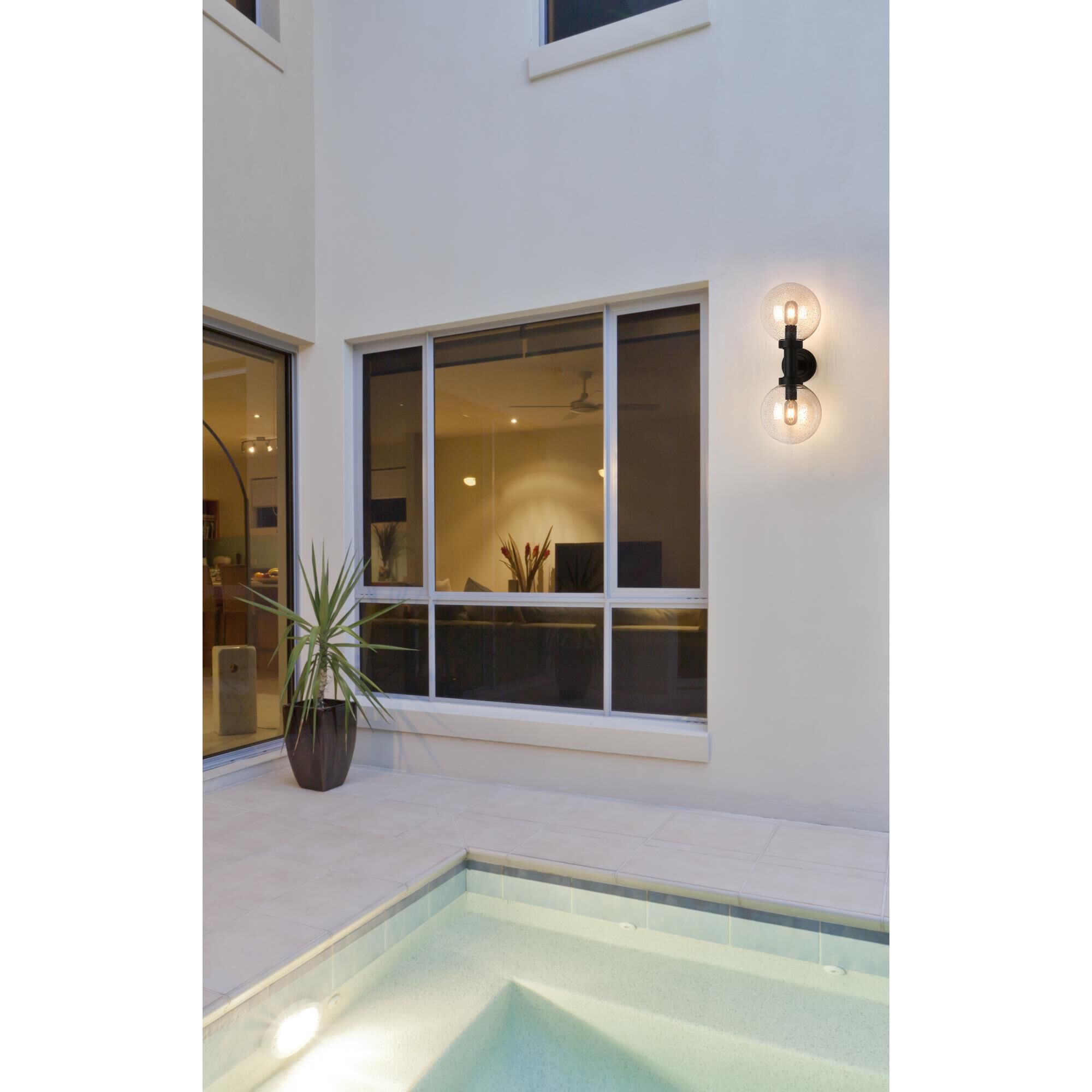 Laurent 21 Inch Tall 2 Light Outdoor Wall Light by Z-Lite