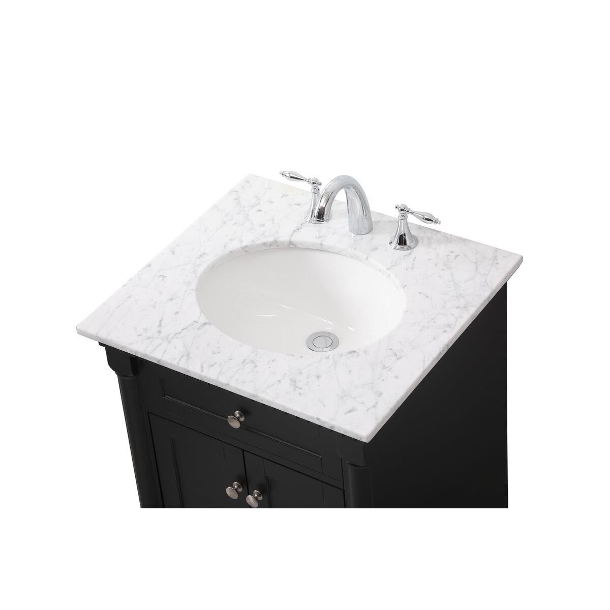 Shown in Black finish