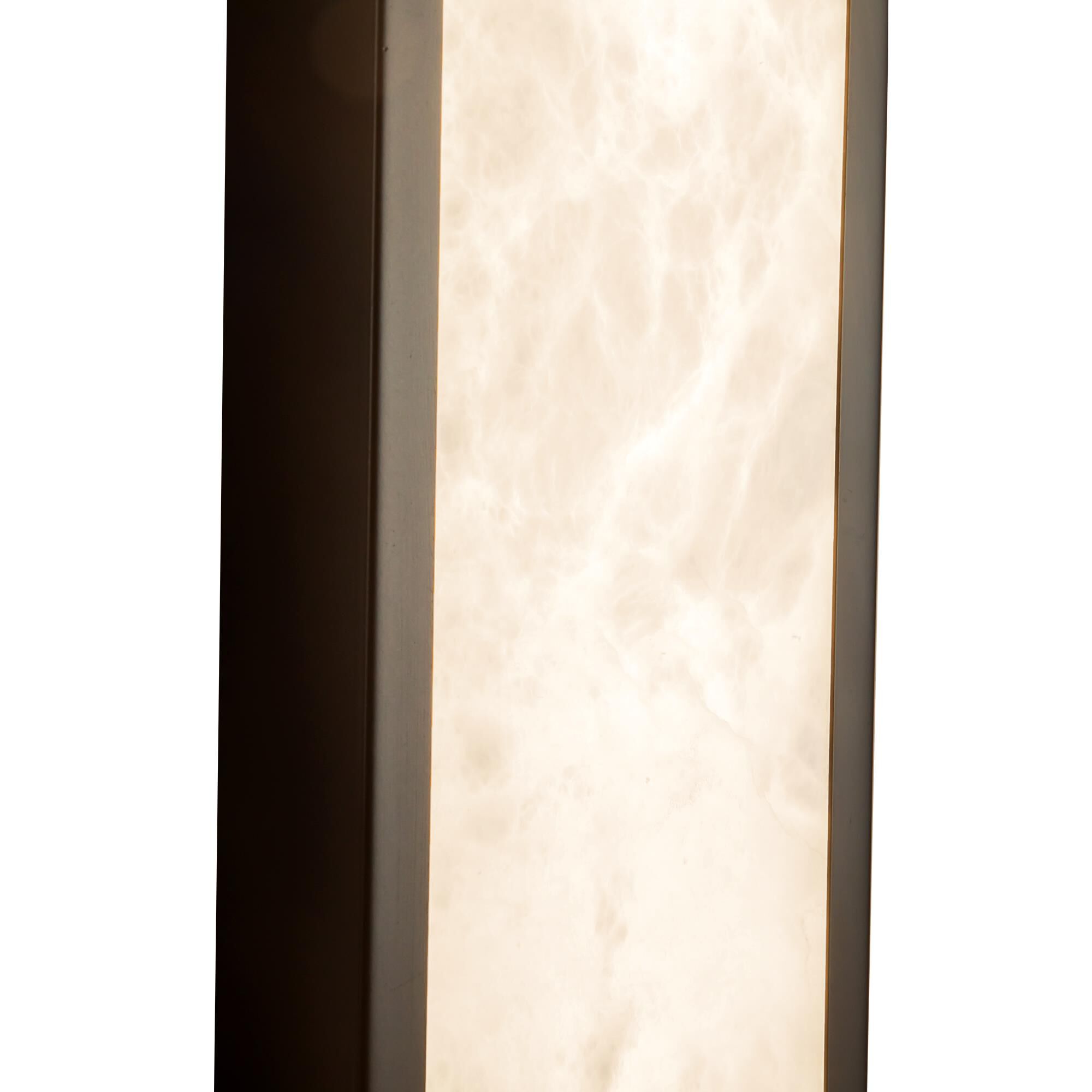 Shown in Matte Black finish and Alabaster glass