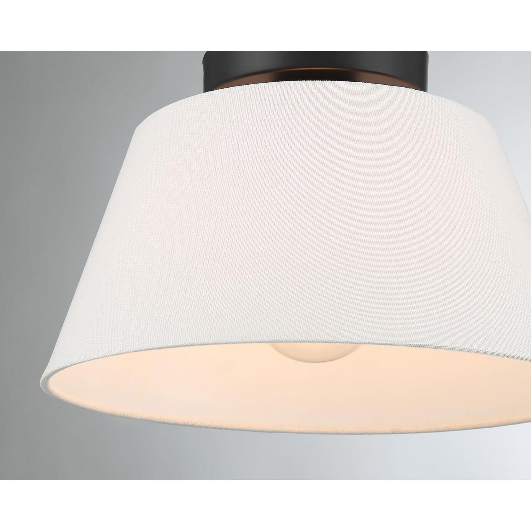 12 Inch Semi Flush Mount by Meridian Lighting