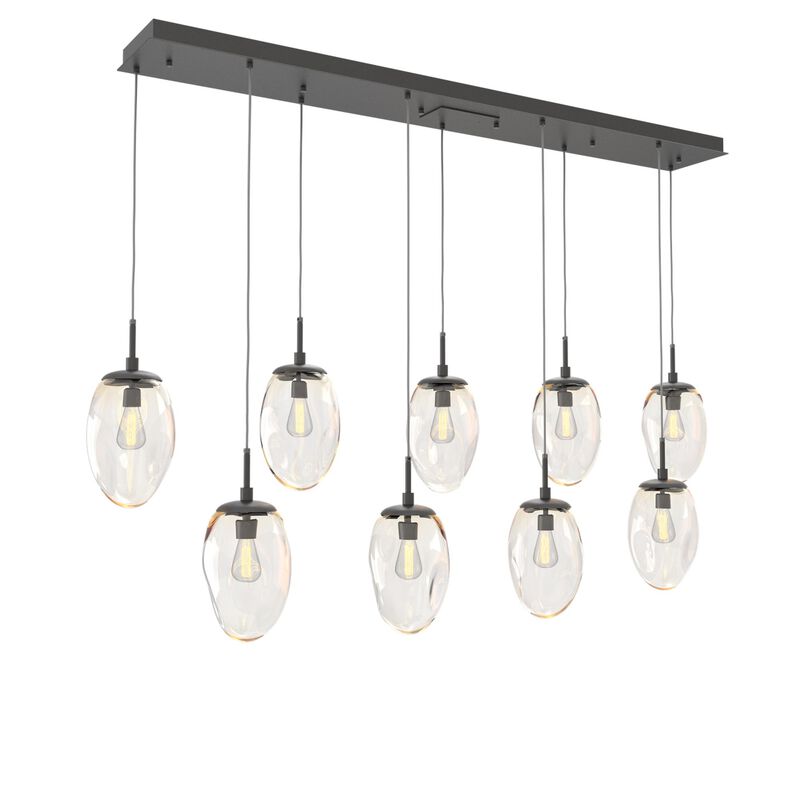 Levi Wilson Nebula 68 Inch 9 Light Linear Suspension Light by Hammerton Studio