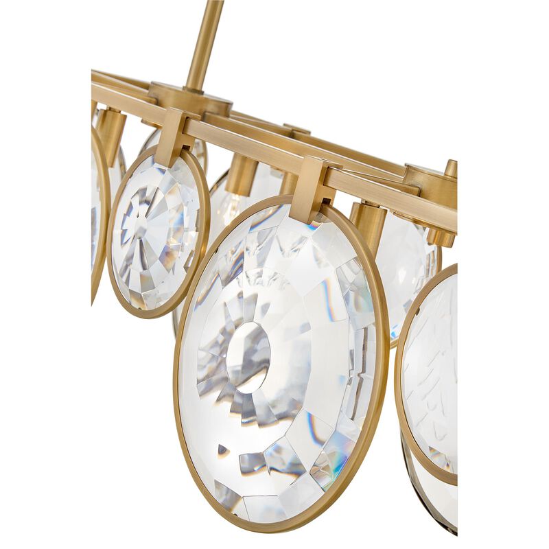 Nala 49 Inch 8 Light LED Linear Suspension Light by Fredrick Ramond