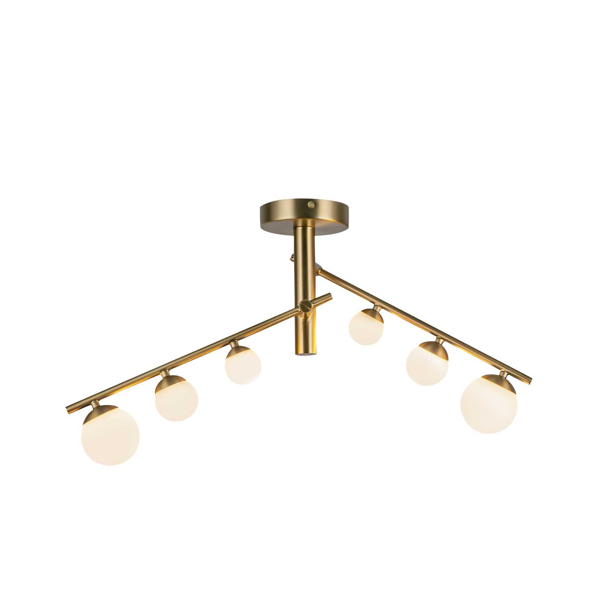 Ryan Pauly Cypress 7 Inch Semi Flush Mount by Kuzco Lighting